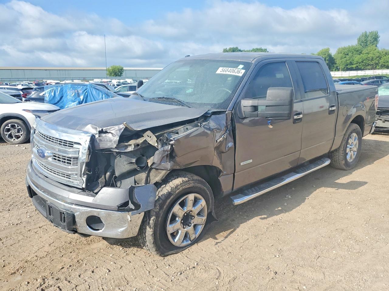 2014 Ford F150 Supercrew Gray vin: 1FTFW1ET4EFA39843