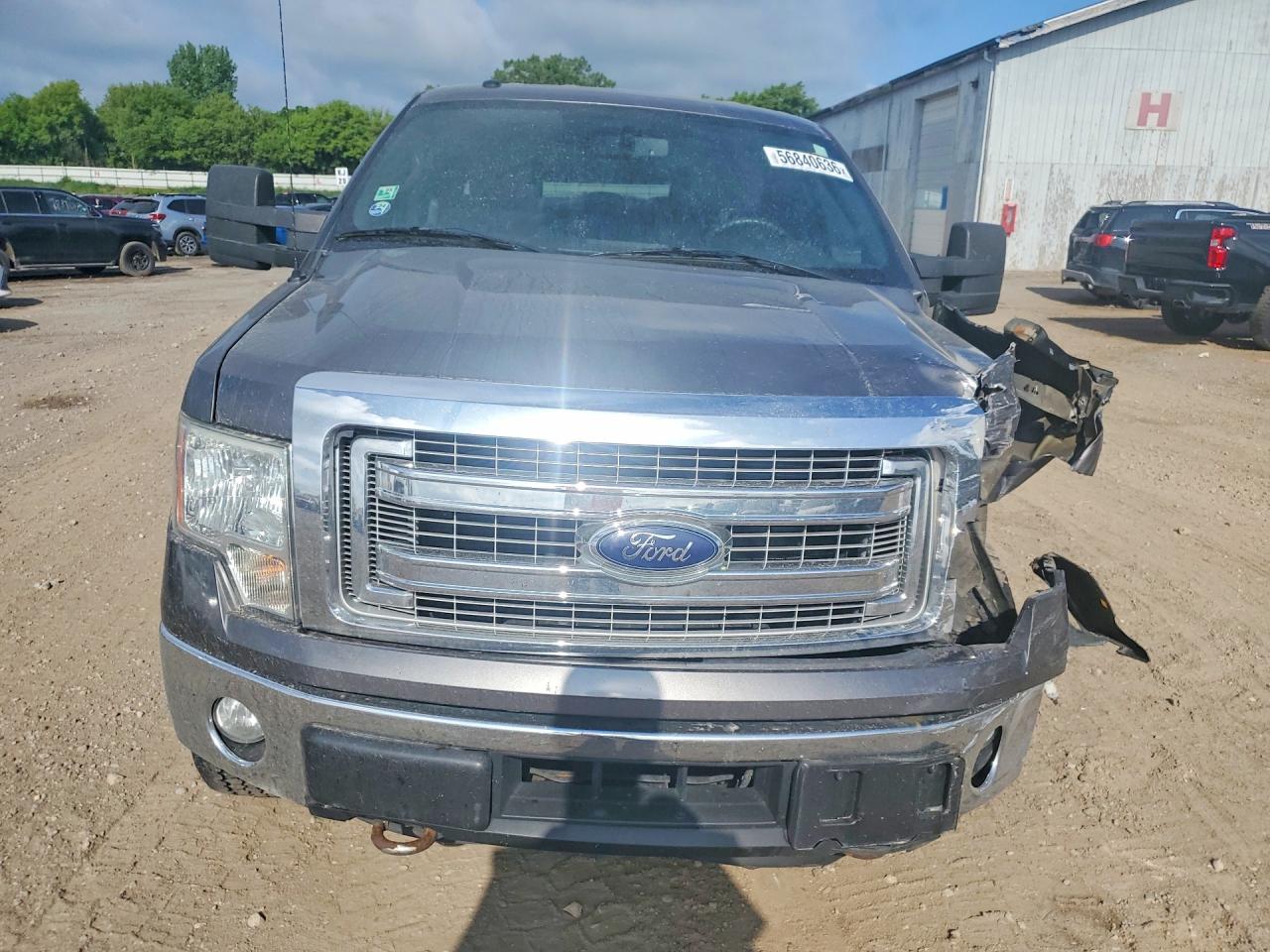 2014 Ford F150 Supercrew Gray vin: 1FTFW1ET4EFA39843