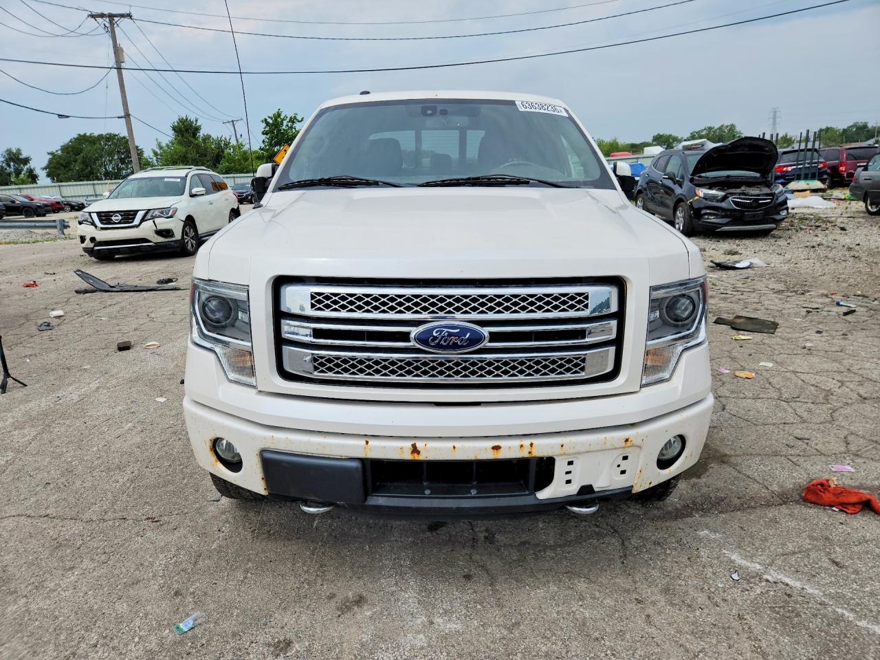 2014 Ford F150 Supercrew White vin: 1FTFW1ET4EFA61017