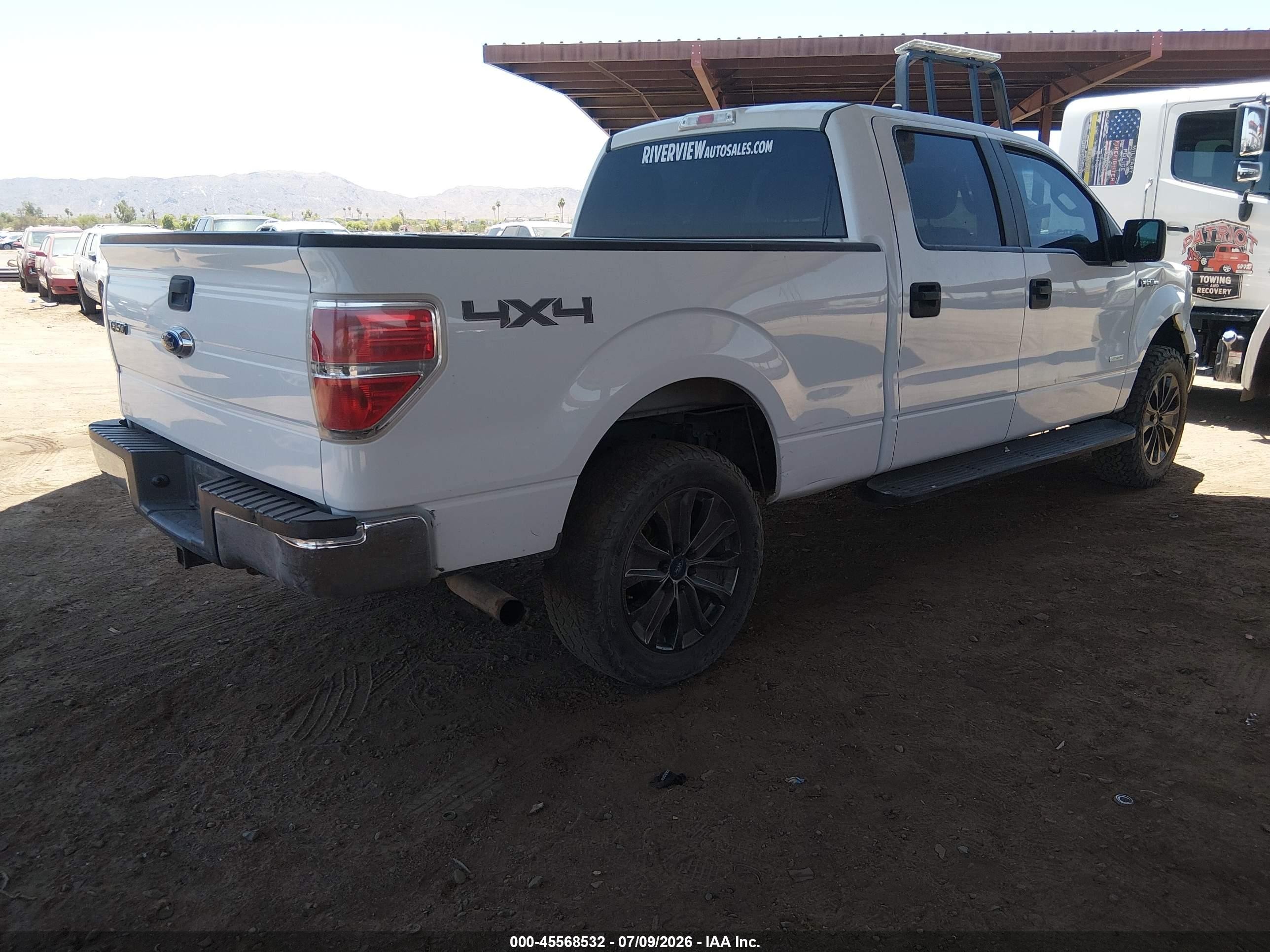 2014 Ford F-150 Fx4/king Ranch/lariat/limited/platinum/xl/xlt White vin: 1FTFW1ET4EFA63673