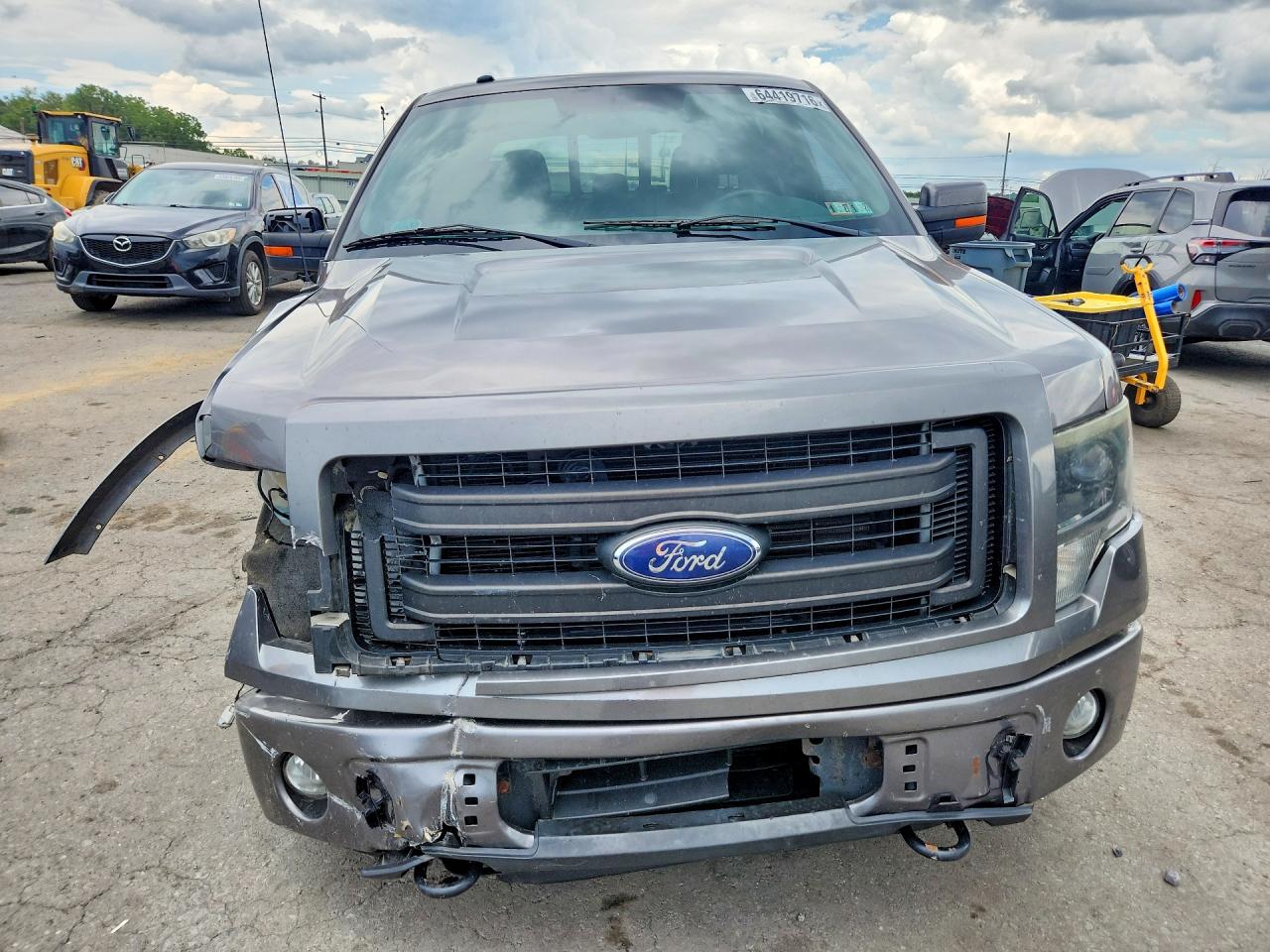 2014 Ford F150 Supercrew Gray vin: 1FTFW1ET4EFA74561