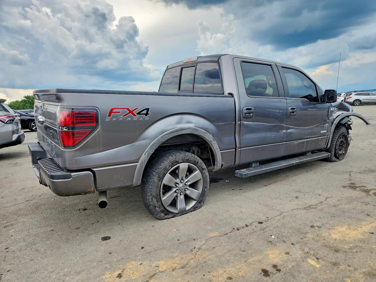 2014 Ford F150 Supercrew Gray vin: 1FTFW1ET4EFA74561