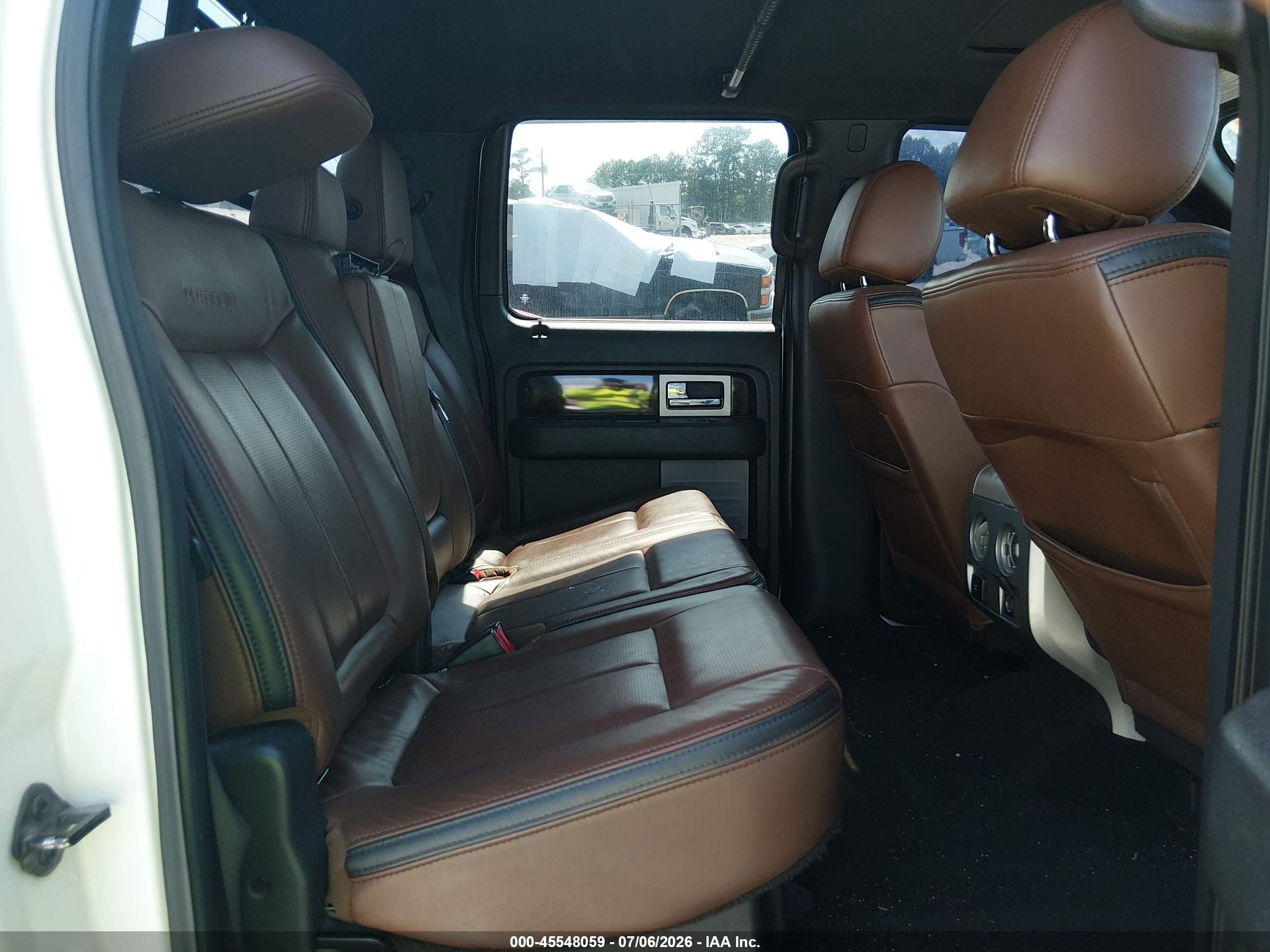 2014 Ford F-150 Platinum White vin: 1FTFW1ET4EFB06487