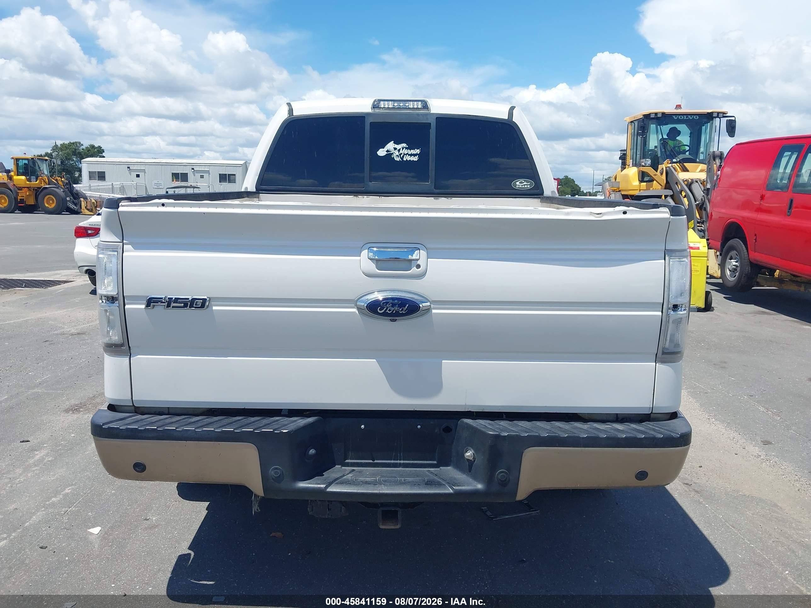 2014 Ford F-150 Lariat White vin: 1FTFW1ET4EFB07445
