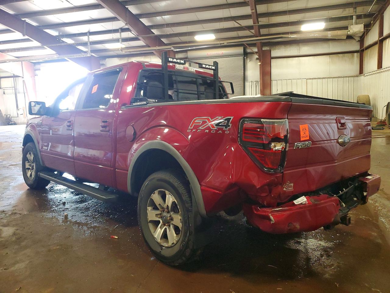 2014 Ford F150 Supercrew Burgundy vin: 1FTFW1ET4EFB09079