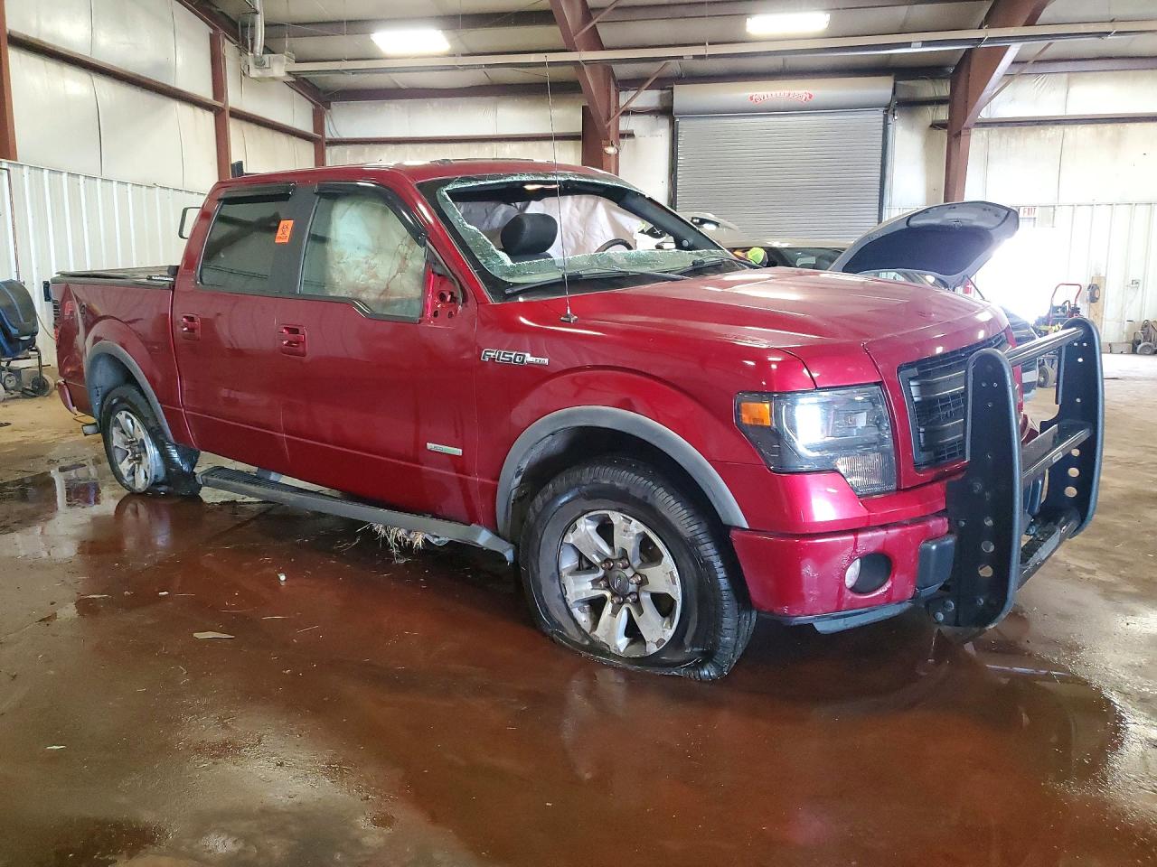 2014 Ford F150 Supercrew Burgundy vin: 1FTFW1ET4EFB09079