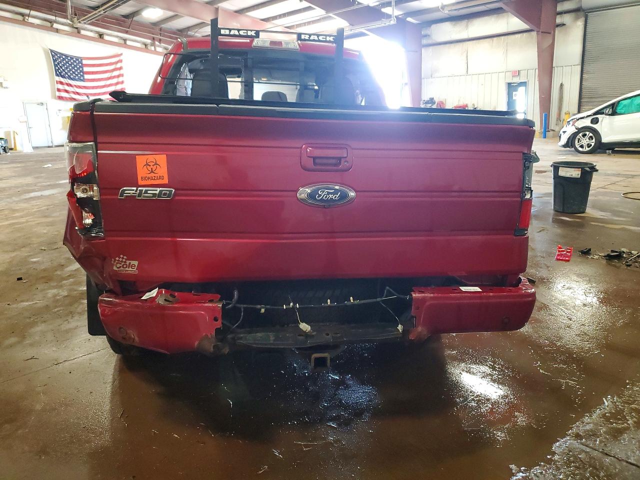 2014 Ford F150 Supercrew Burgundy vin: 1FTFW1ET4EFB09079