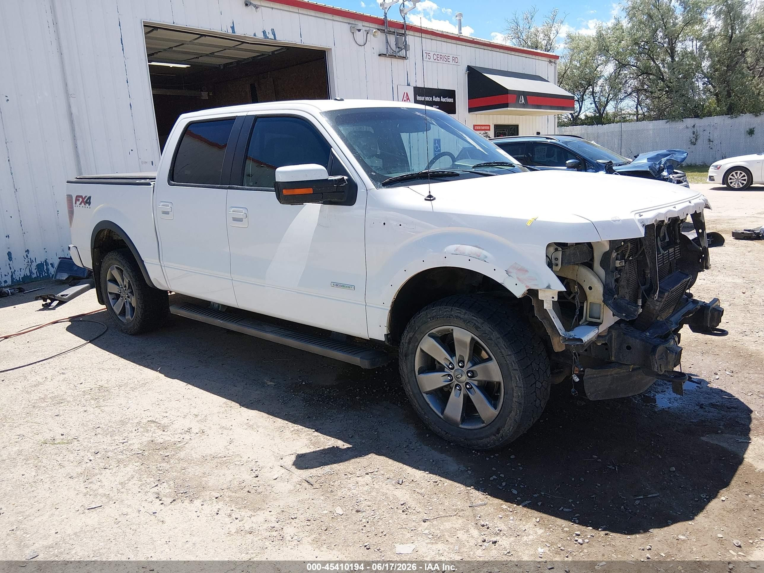 2014 Ford F-150 Fx4 Белый vin: 1FTFW1ET4EFB51333
