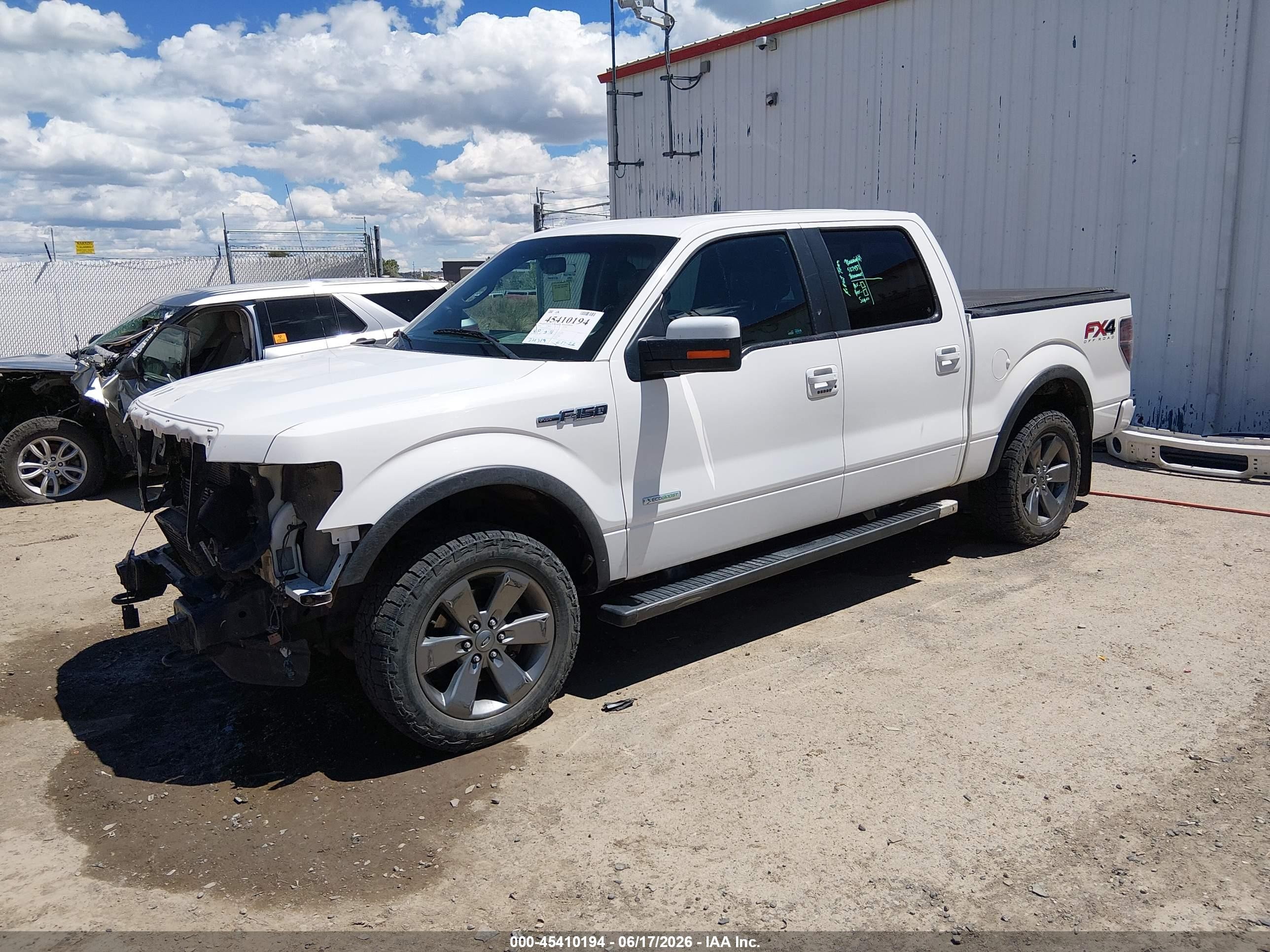 2014 Ford F-150 Fx4 Белый vin: 1FTFW1ET4EFB51333