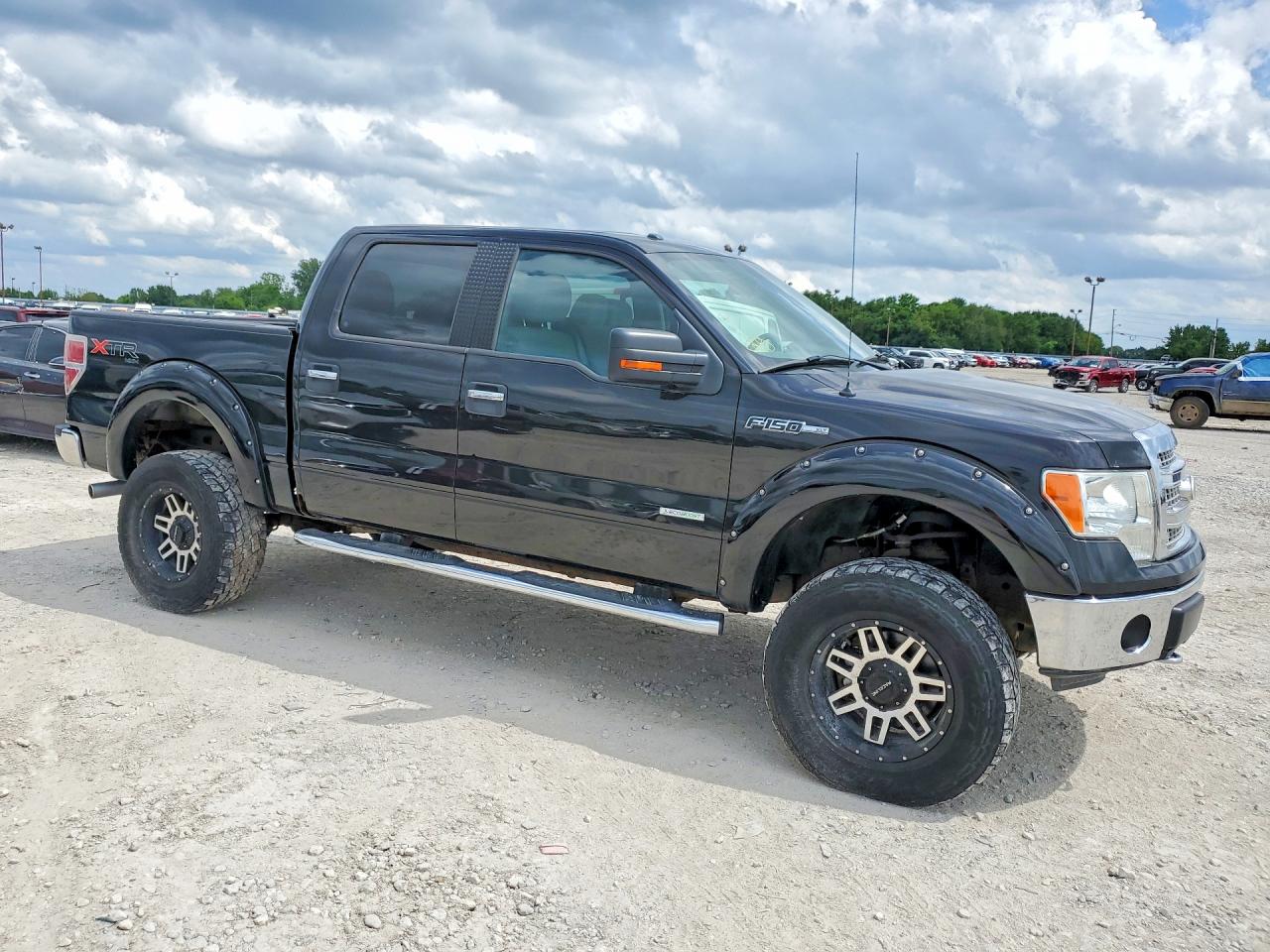 2014 Ford F150 Supercrew Black vin: 1FTFW1ET4EFB51588