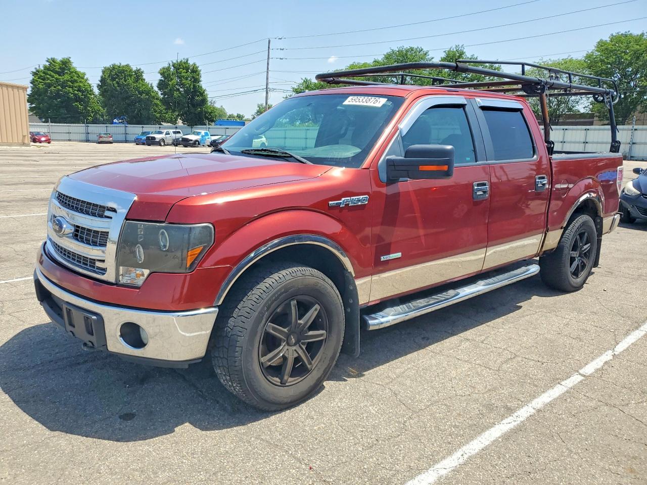 2014 Ford F150 Supercrew Orange vin: 1FTFW1ET4EKD08298