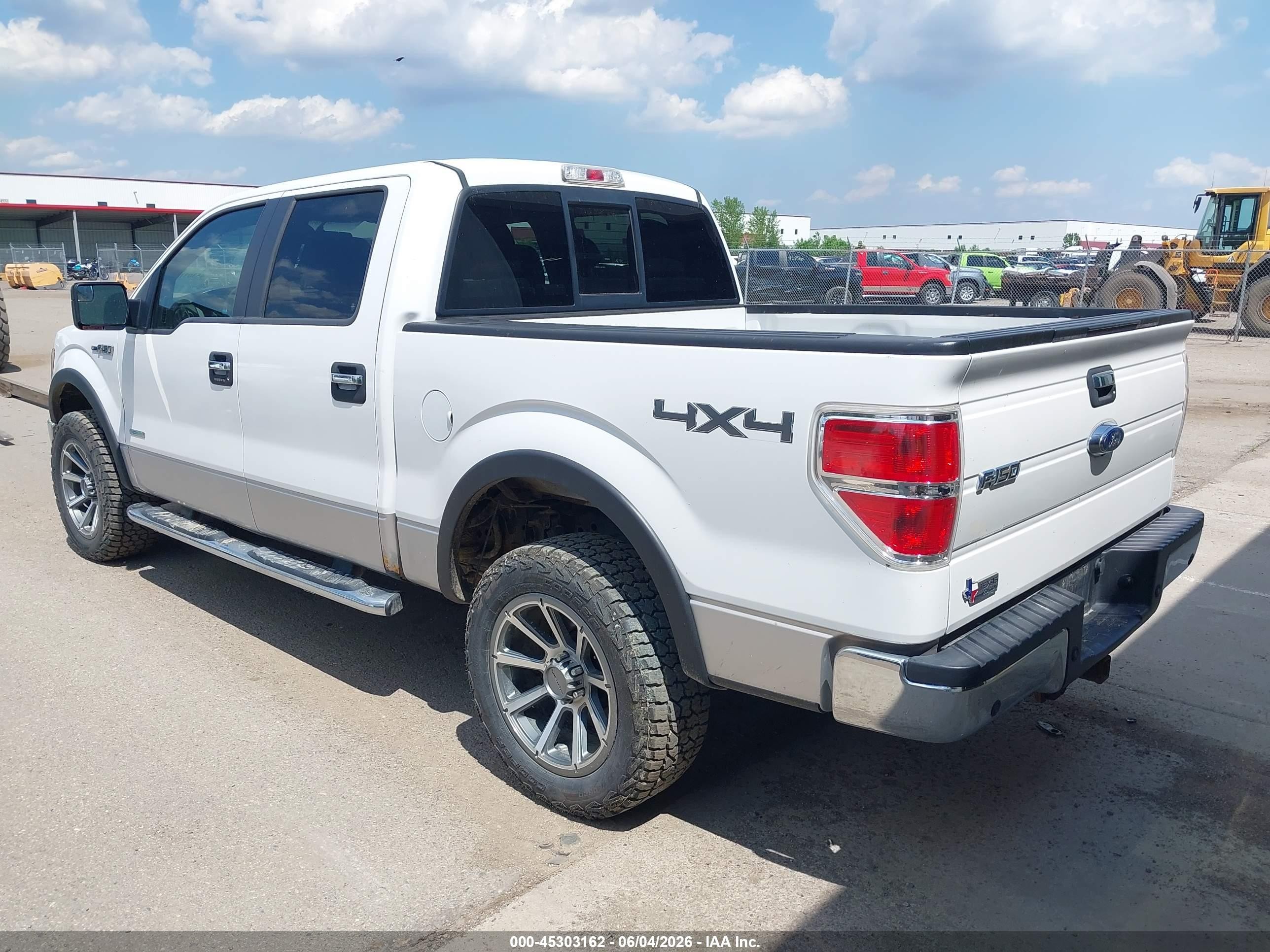 2014 Ford F-150 Xlt White vin: 1FTFW1ET4EKD38479