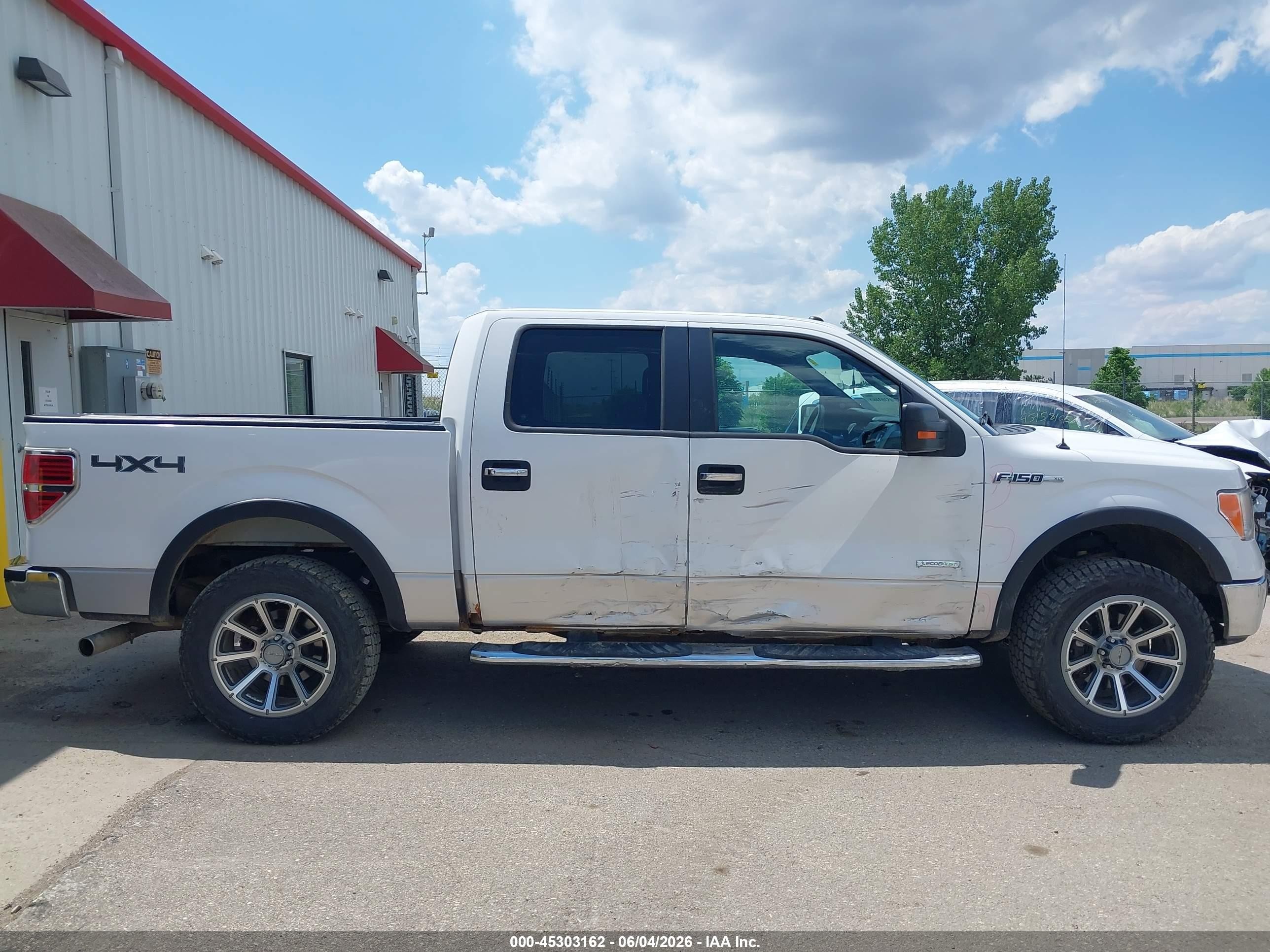 2014 Ford F-150 Xlt White vin: 1FTFW1ET4EKD38479