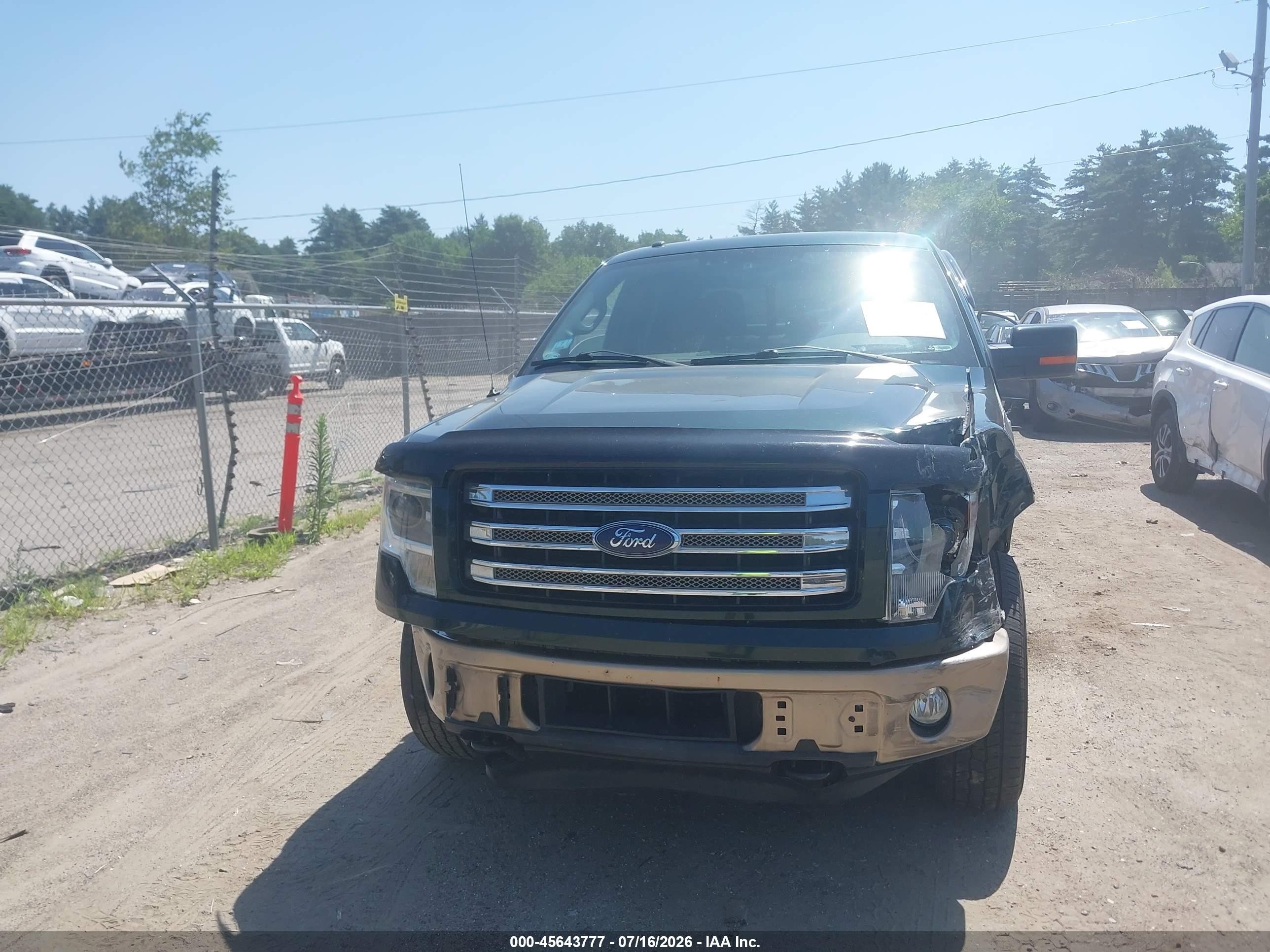 2014 Ford F-150 King Ranch Зеленый vin: 1FTFW1ET4EKD71868