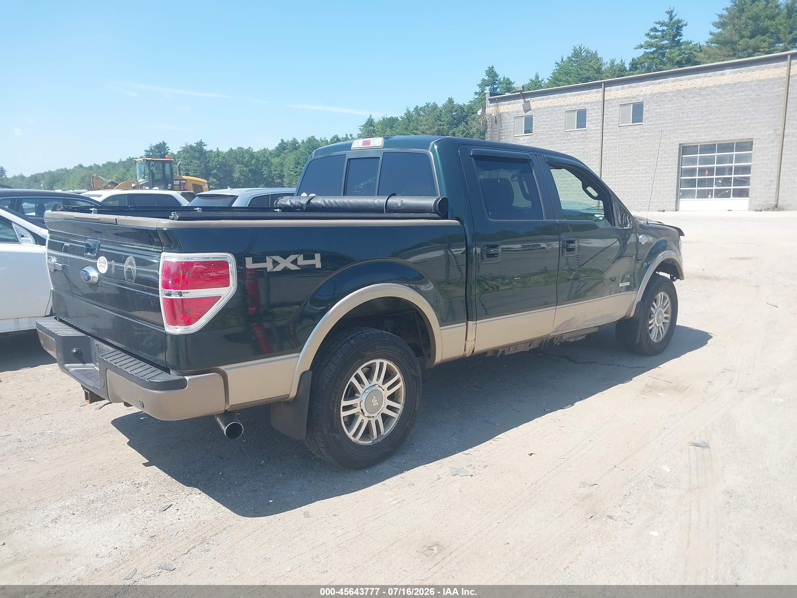 2014 Ford F-150 King Ranch Зеленый vin: 1FTFW1ET4EKD71868
