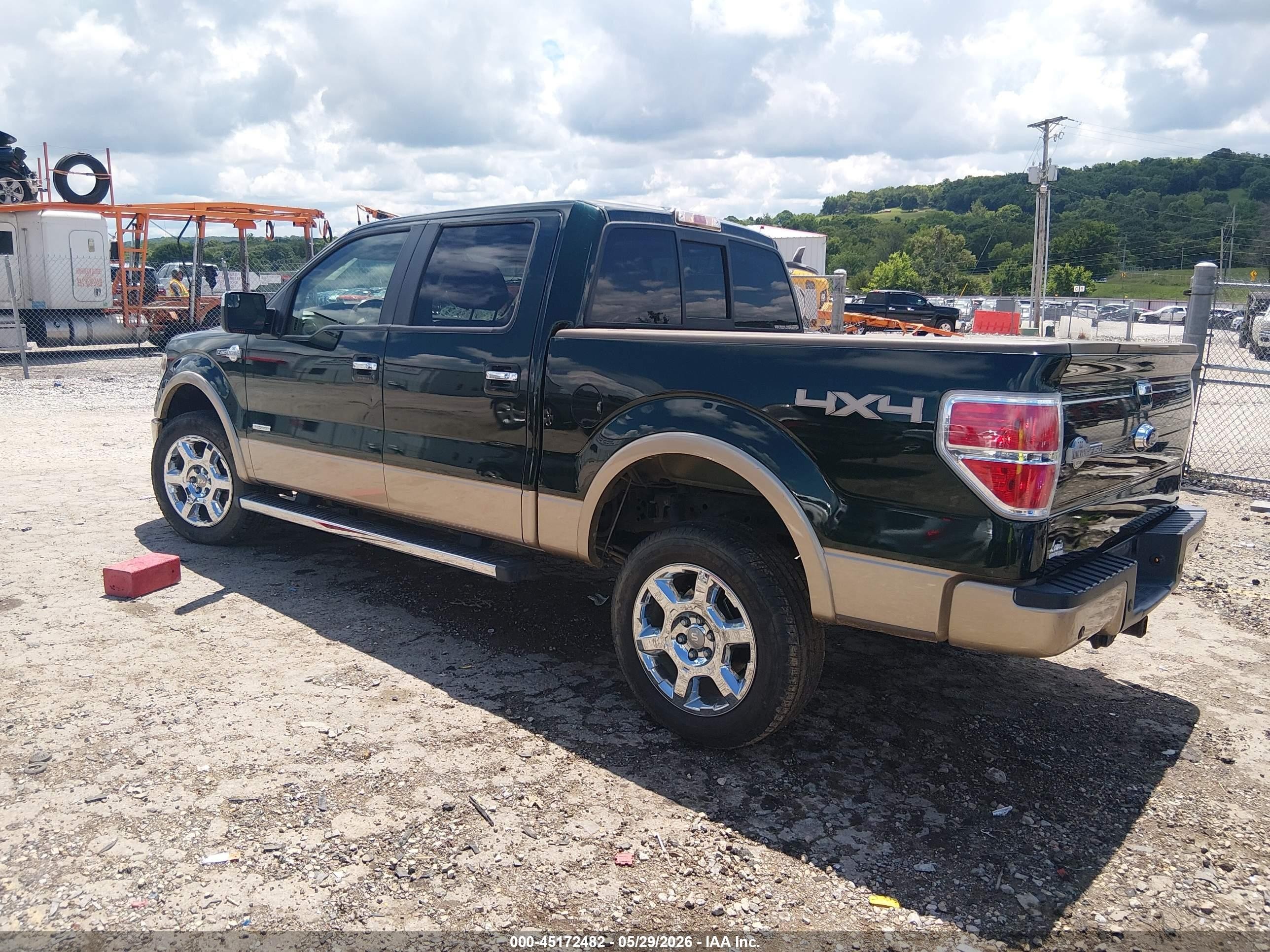 2014 Ford F-150 King Ranch Green vin: 1FTFW1ET4EKD89187