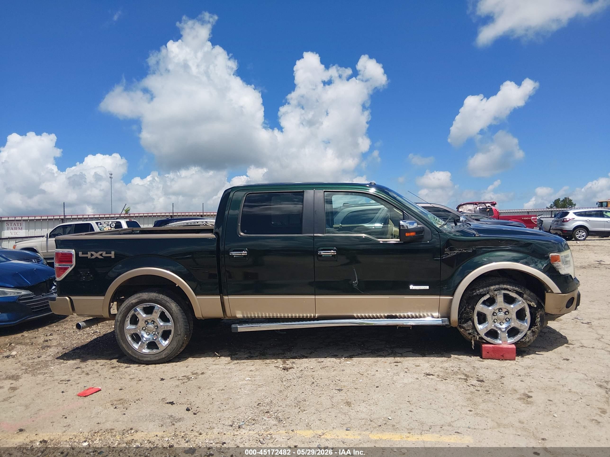 2014 Ford F-150 King Ranch Green vin: 1FTFW1ET4EKD89187