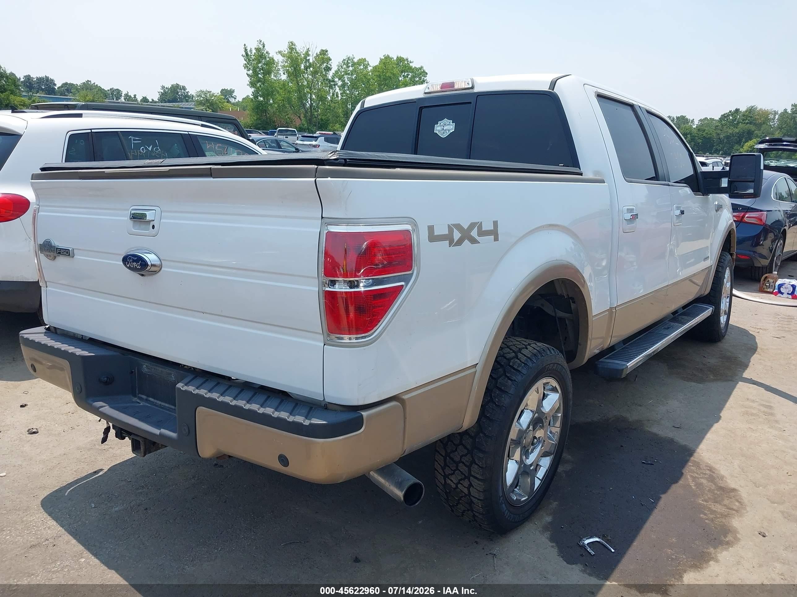 2014 Ford F-150 King Ranch White vin: 1FTFW1ET4EKD99525