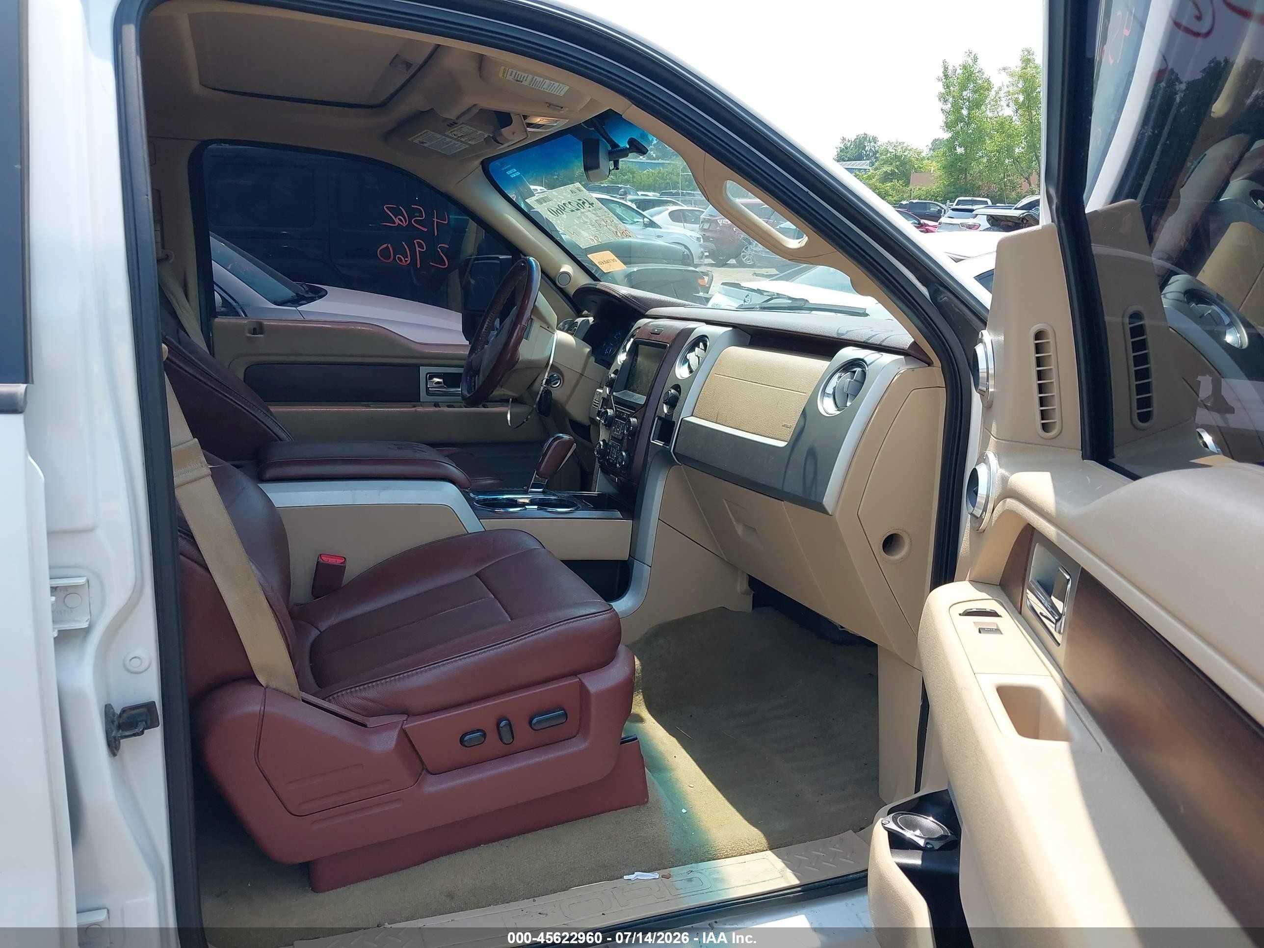 2014 Ford F-150 King Ranch White vin: 1FTFW1ET4EKD99525
