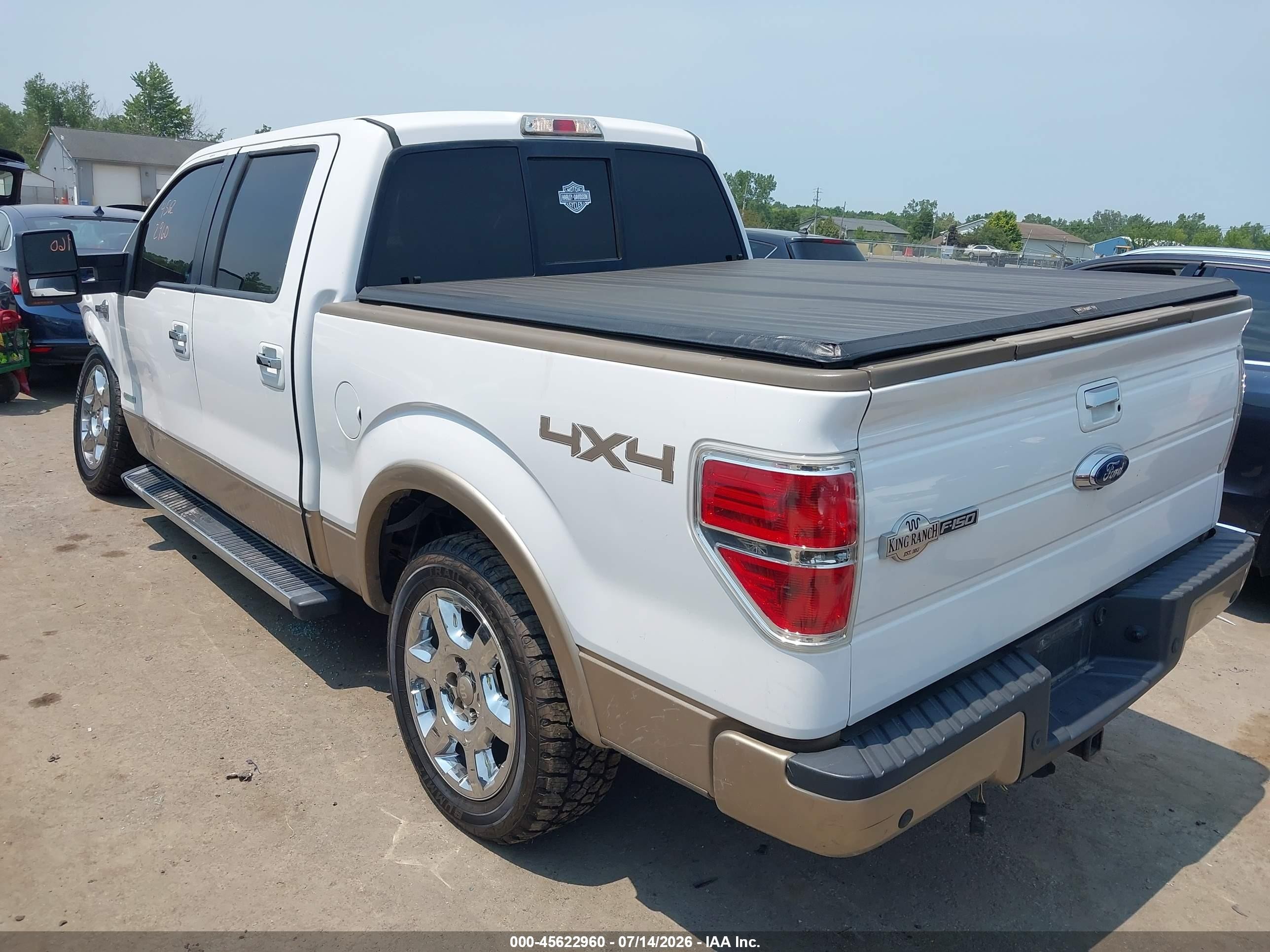 2014 Ford F-150 King Ranch White vin: 1FTFW1ET4EKD99525