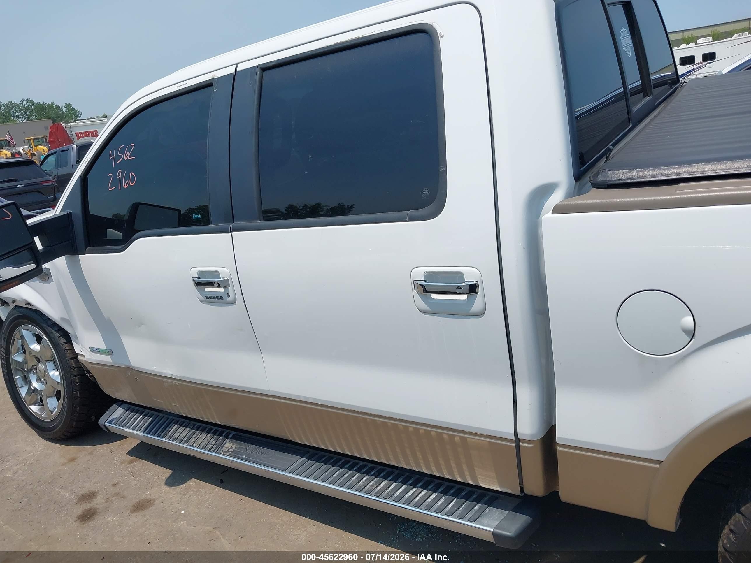 2014 Ford F-150 King Ranch White vin: 1FTFW1ET4EKD99525