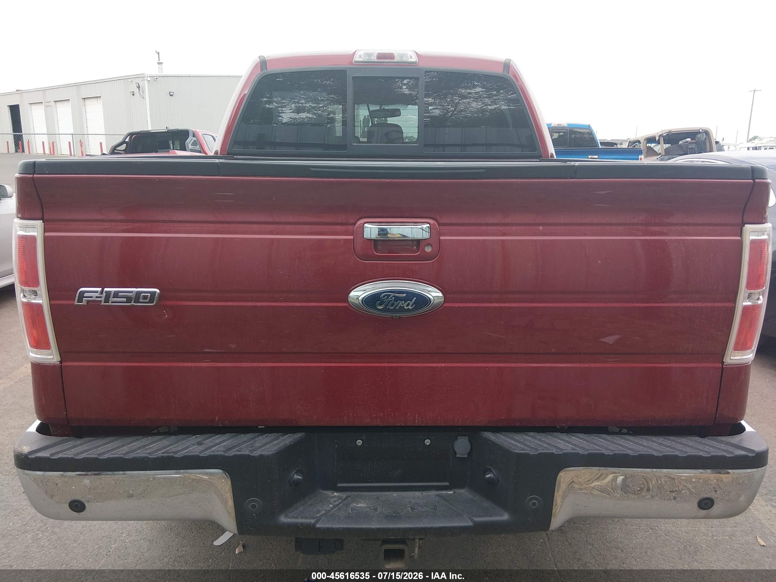 2014 Ford F-150 Lariat Red vin: 1FTFW1ET4EKF08145