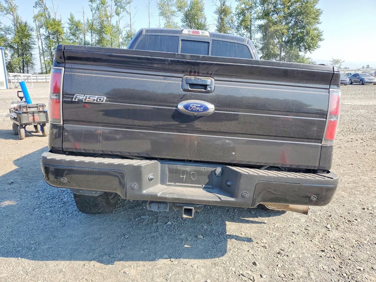 2014 Ford F150 Supercrew Black vin: 1FTFW1ET4EKF84125