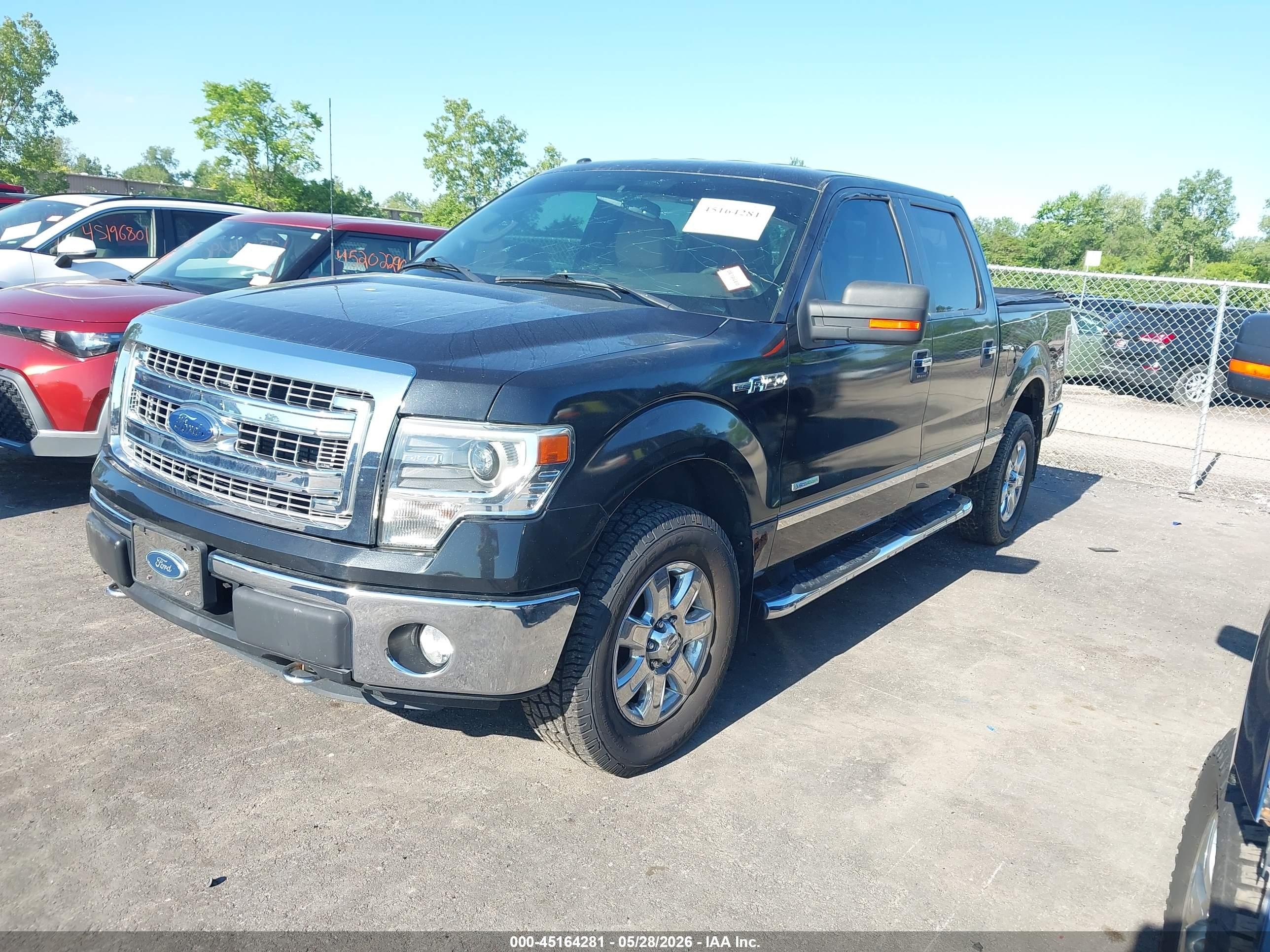 2014 Ford F-150 Xlt Black vin: 1FTFW1ET4EKG30360