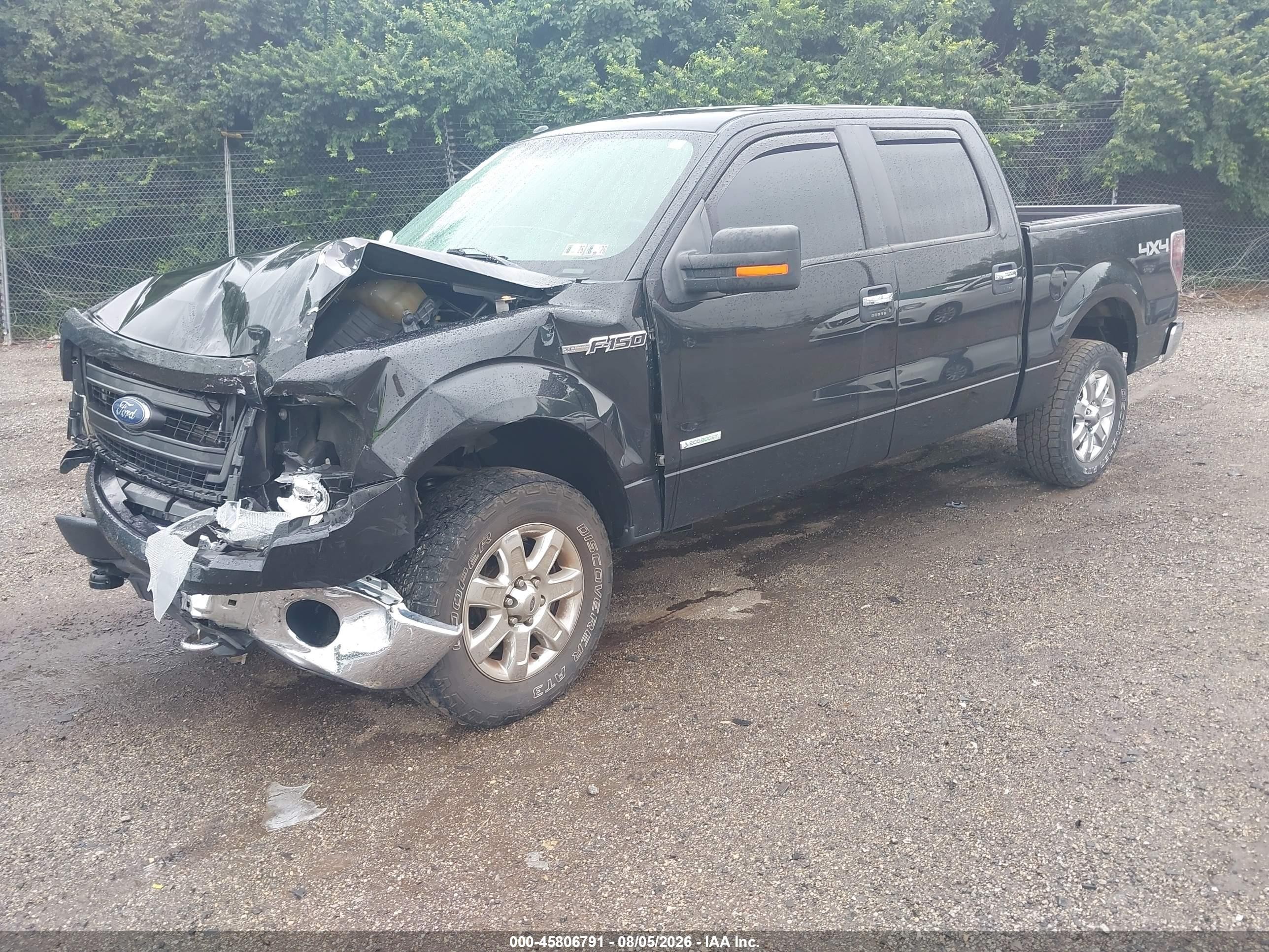 2014 Ford F-150 Xlt Black vin: 1FTFW1ET4EKG56103