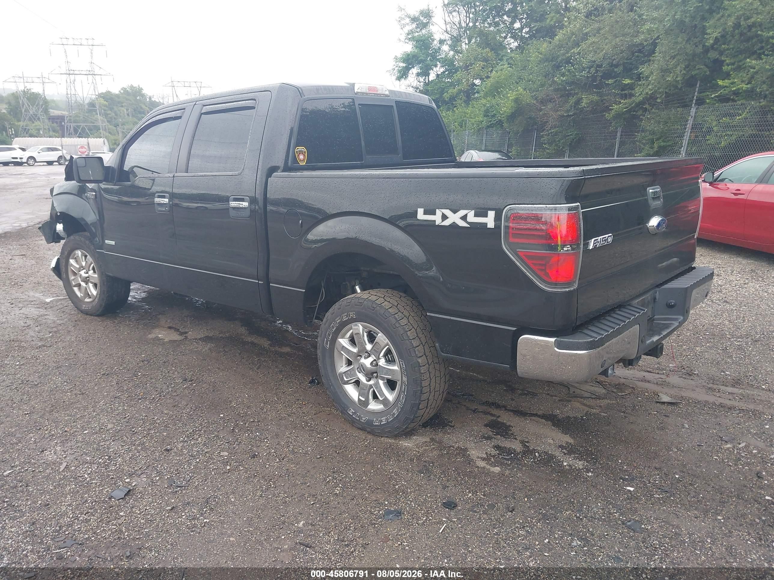 2014 Ford F-150 Xlt Black vin: 1FTFW1ET4EKG56103