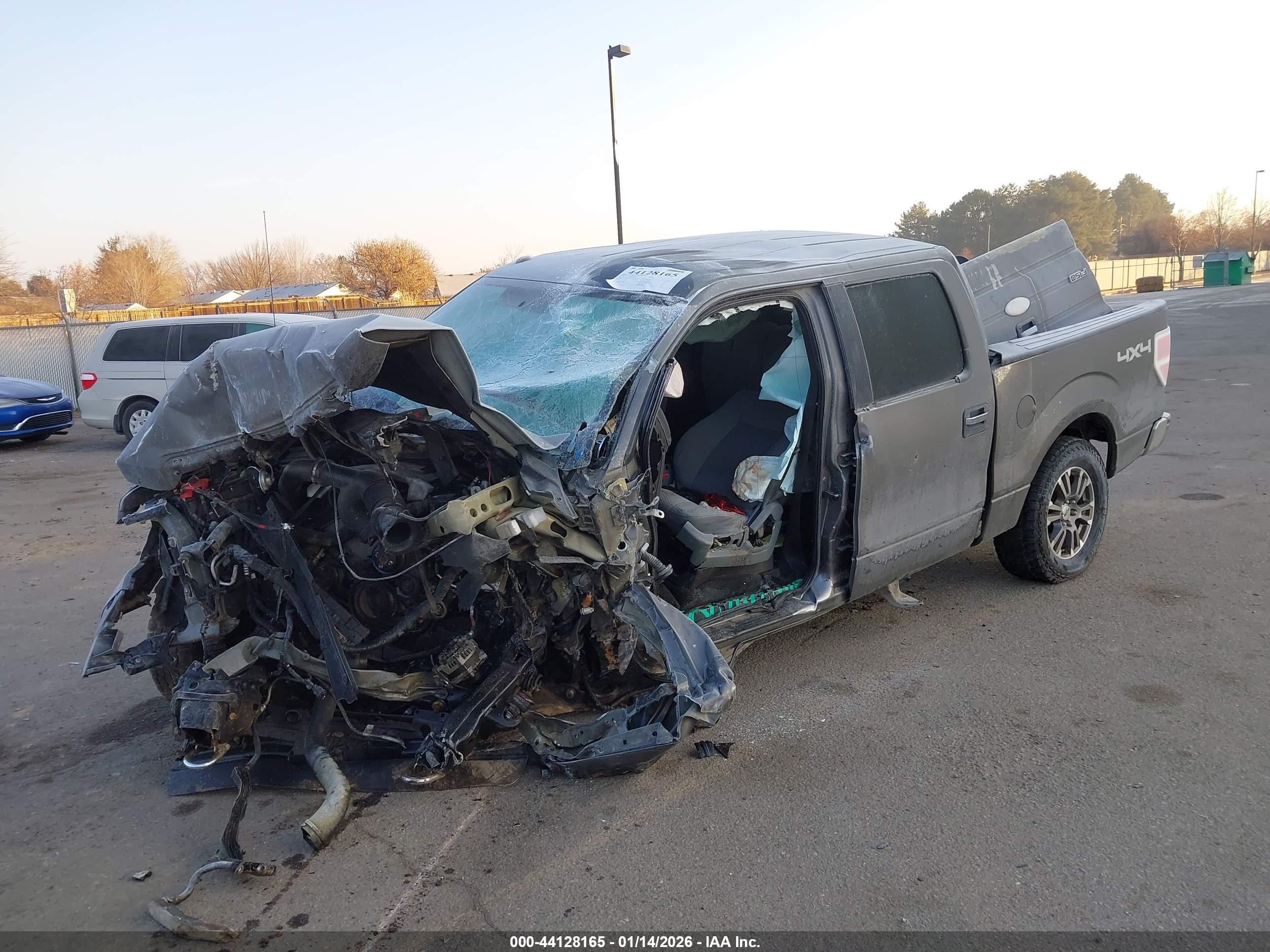 2011 Ford F150 Supercrew Gray vin: 1FTFW1ET5BF195415
