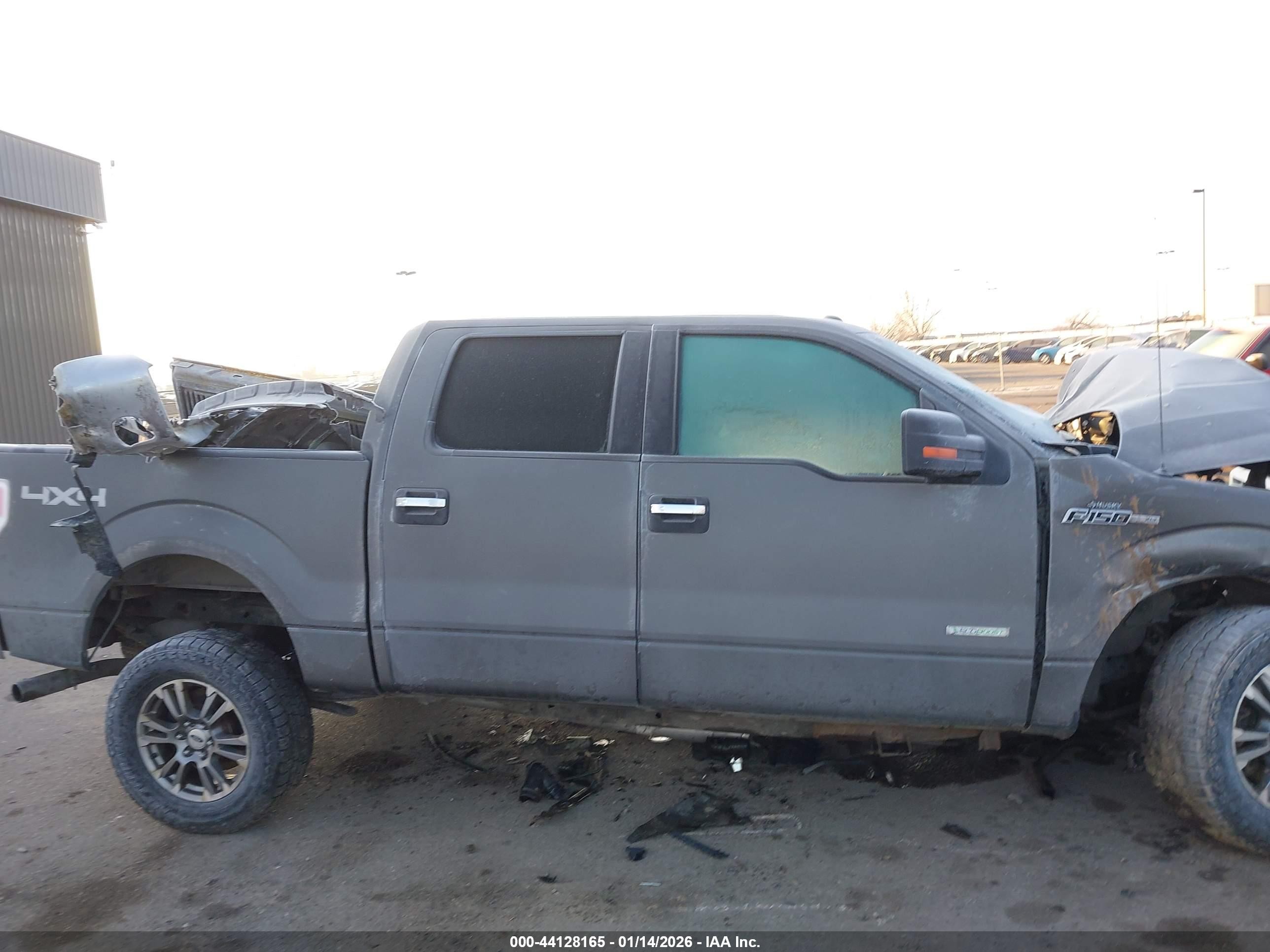 2011 Ford F150 Supercrew Gray vin: 1FTFW1ET5BF195415