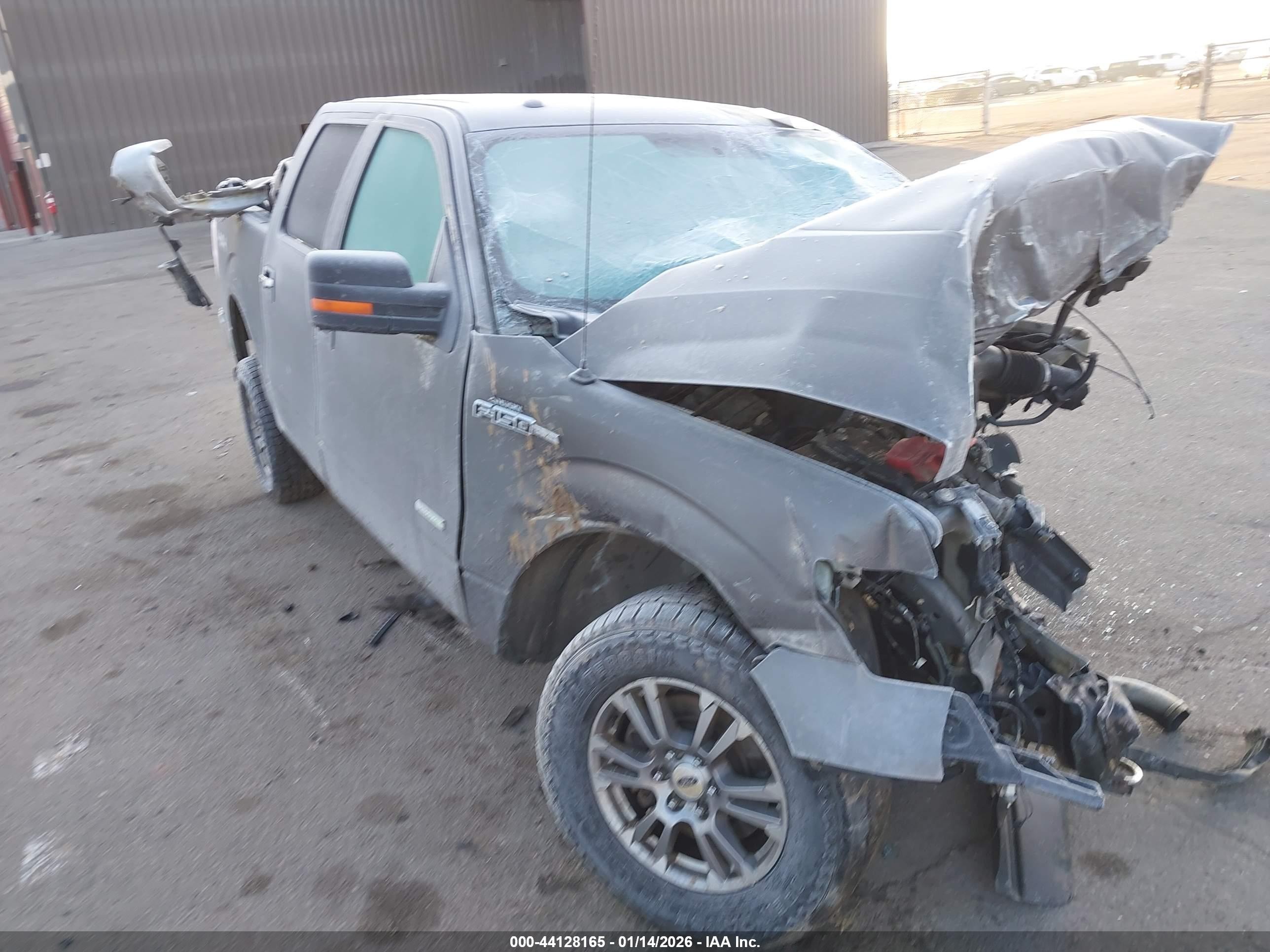 2011 Ford F150 Supercrew Gray vin: 1FTFW1ET5BF195415