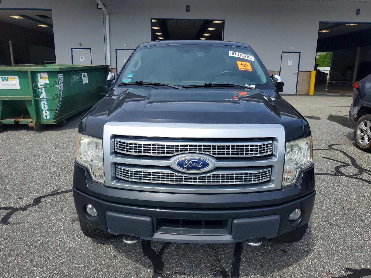 2011 Ford F150 Supercrew Black vin: 1FTFW1ET5BFB36867