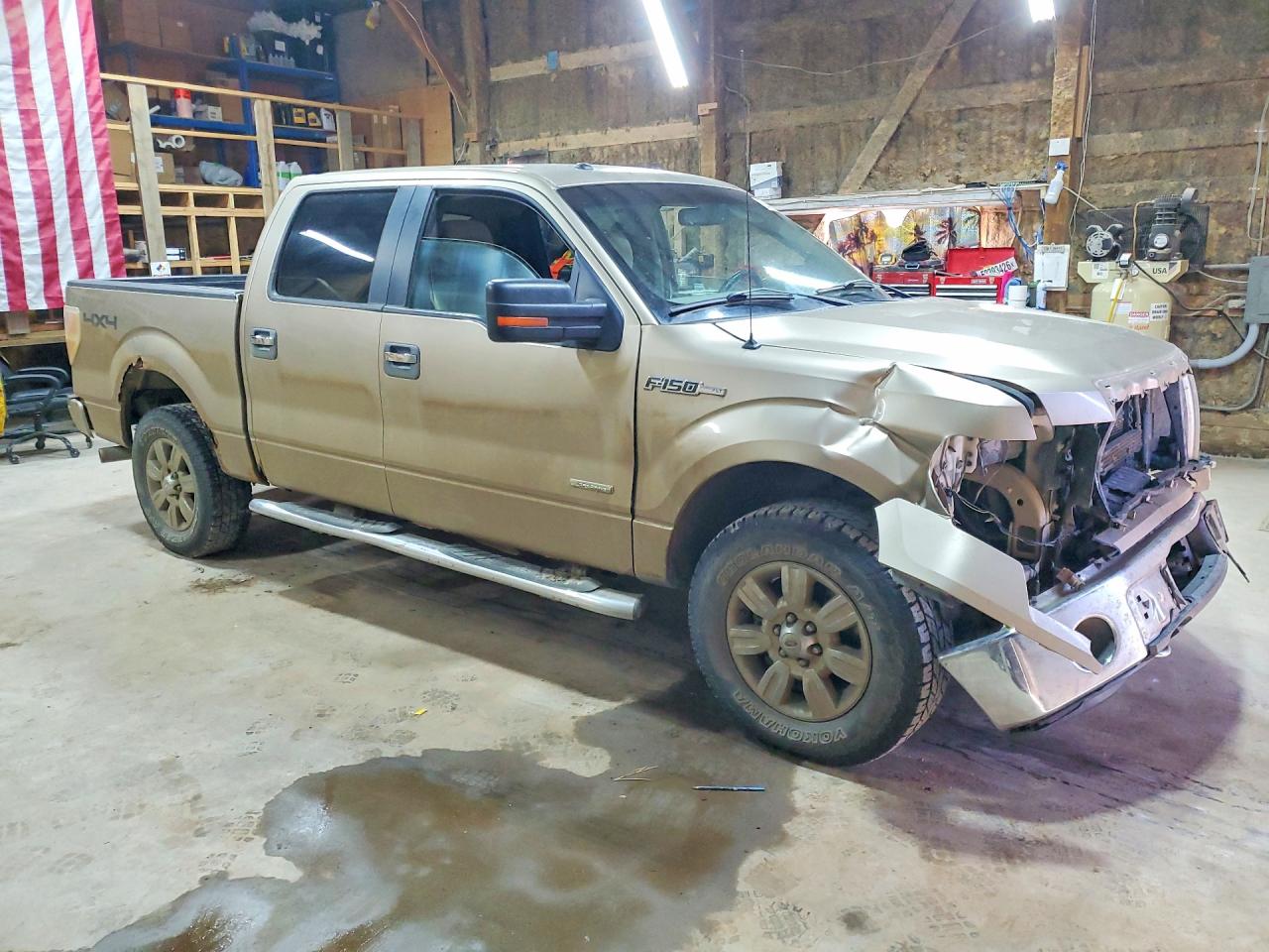 2011 Ford F150 Supercrew Tan vin: 1FTFW1ET5BFB43818