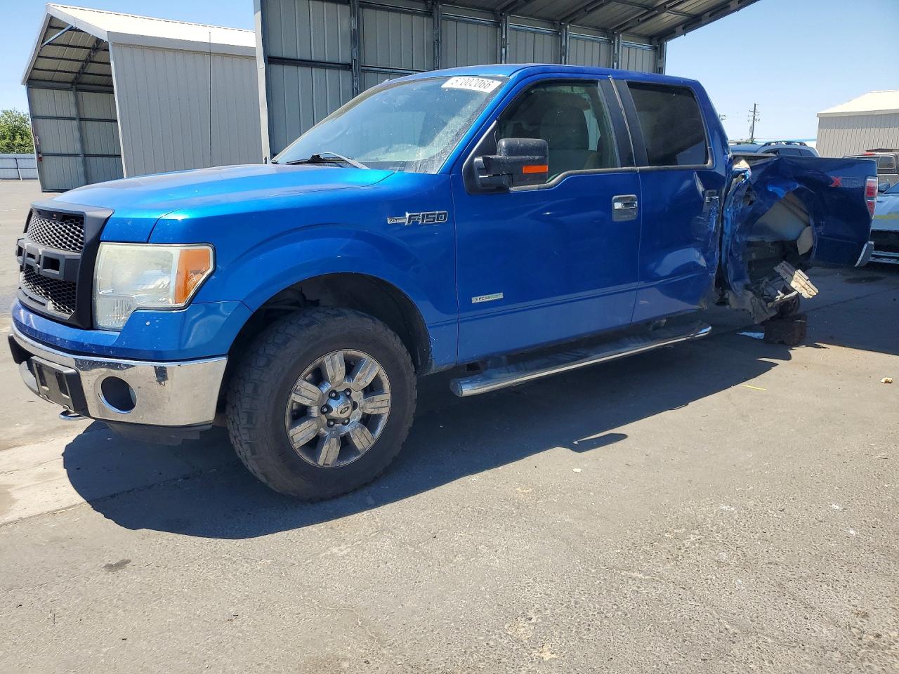 2011 Ford F150 Supercrew Blue vin: 1FTFW1ET5BFC53879