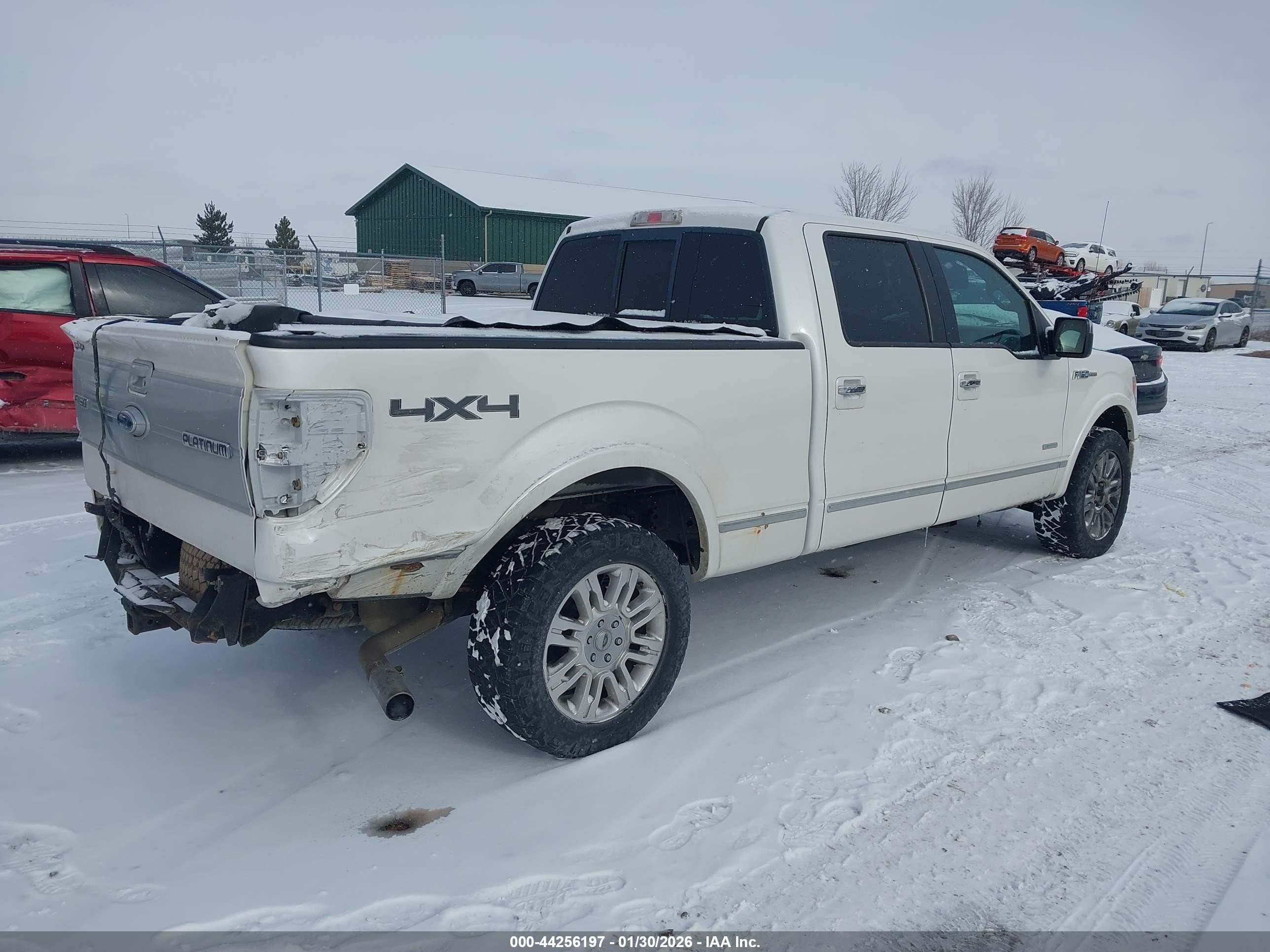 2011 Ford F-150 Platinum White vin: 1FTFW1ET5BFC92567