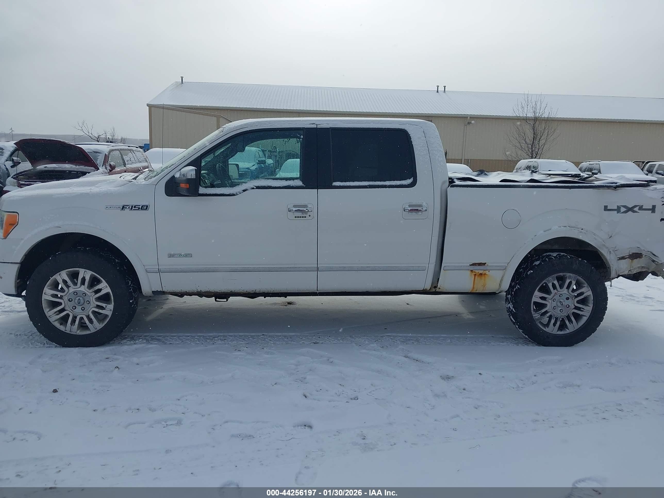 2011 Ford F-150 Platinum White vin: 1FTFW1ET5BFC92567