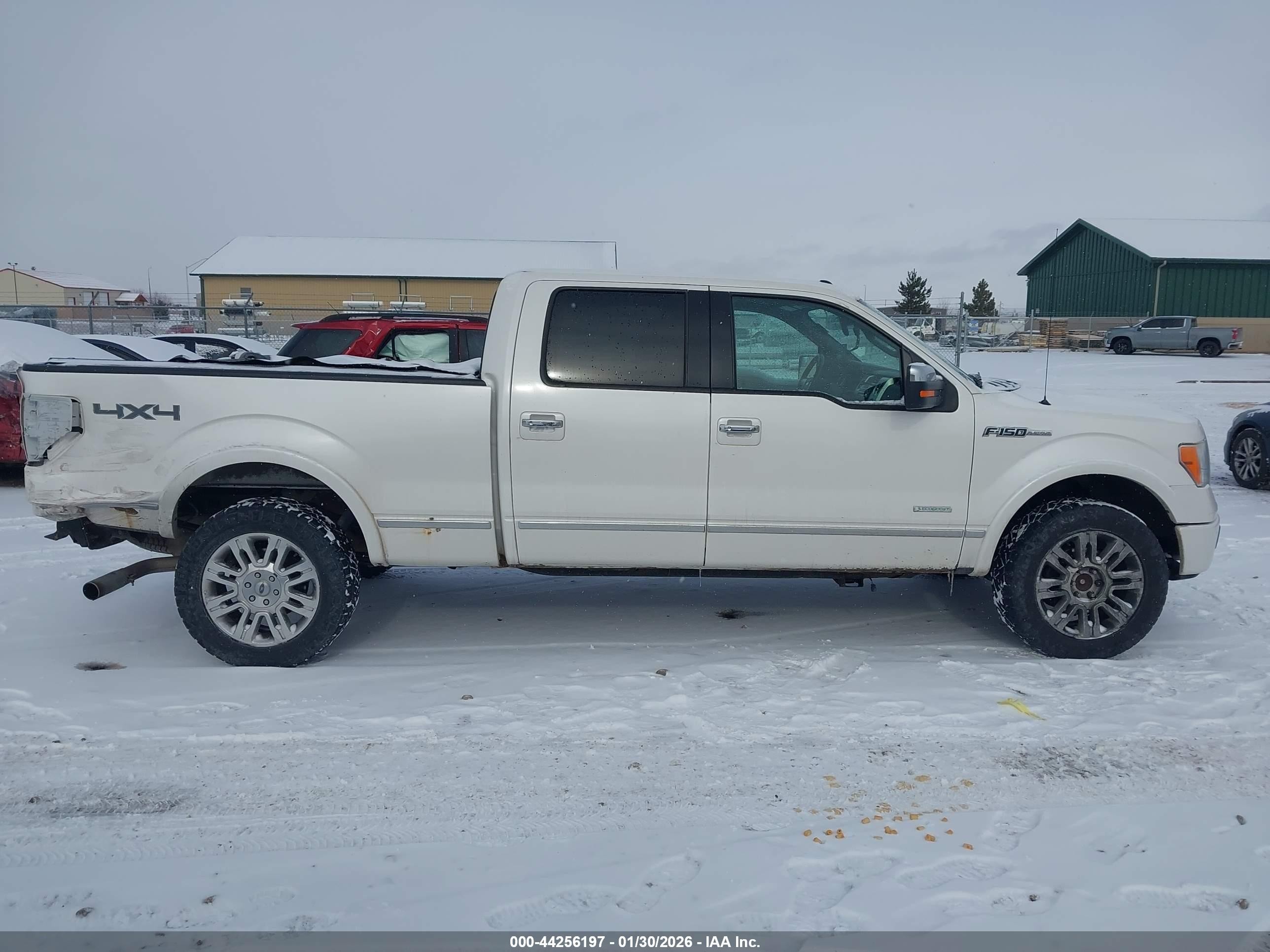 2011 Ford F-150 Platinum White vin: 1FTFW1ET5BFC92567