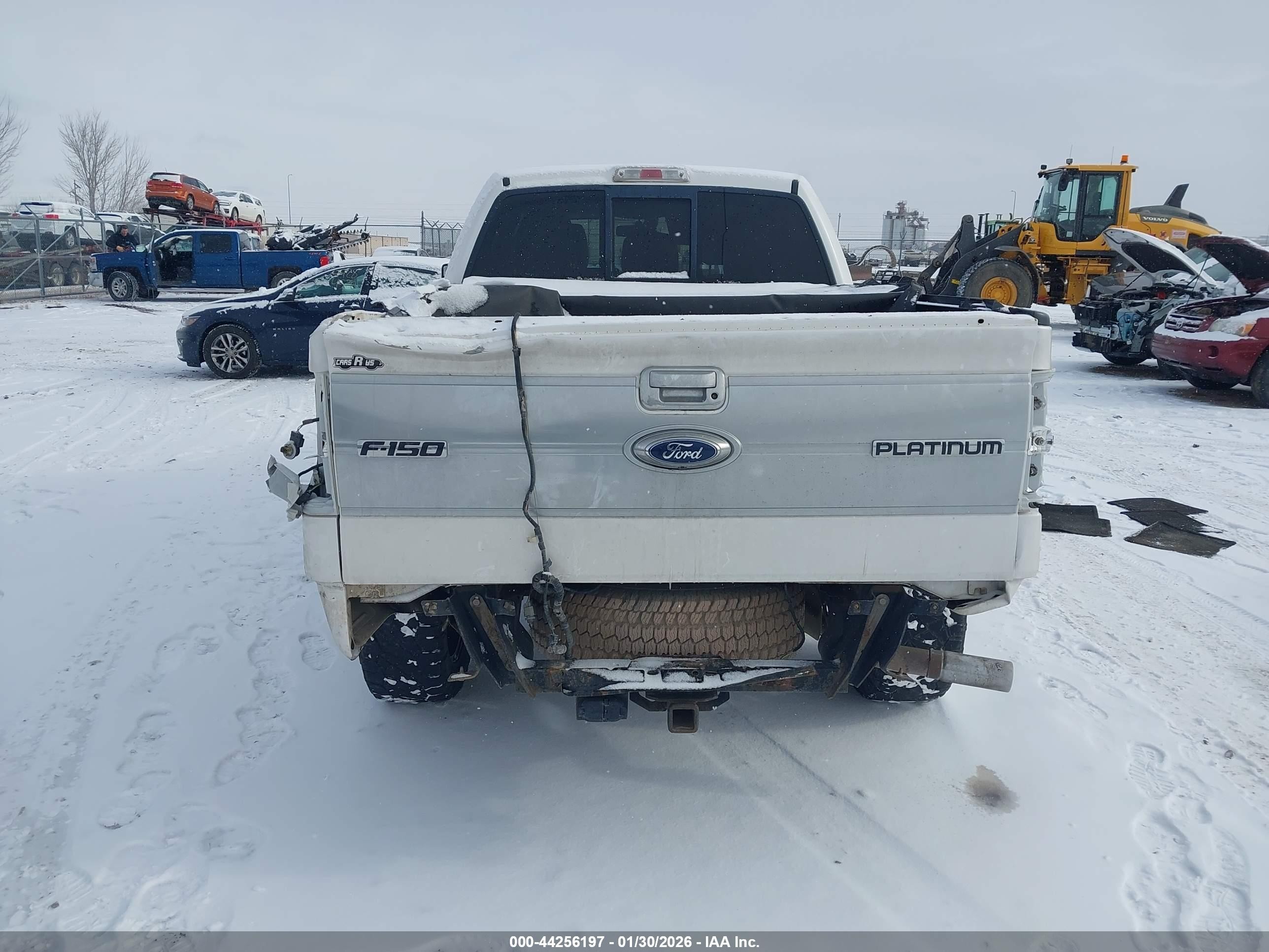 2011 Ford F-150 Platinum White vin: 1FTFW1ET5BFC92567