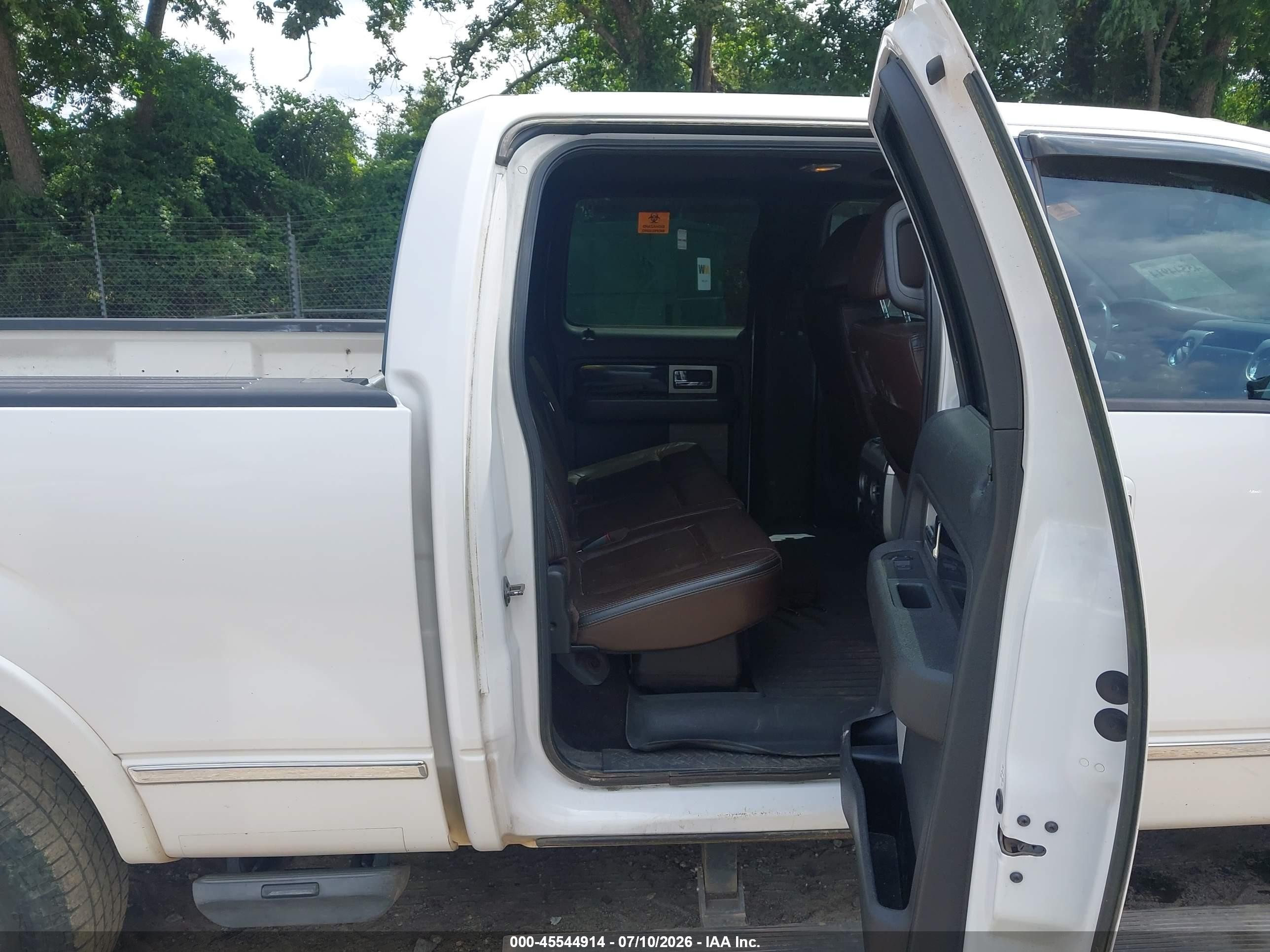 2011 Ford F-150 Fx4/king Ranch/lariat/platinum/xlt Белый vin: 1FTFW1ET5BFD00005
