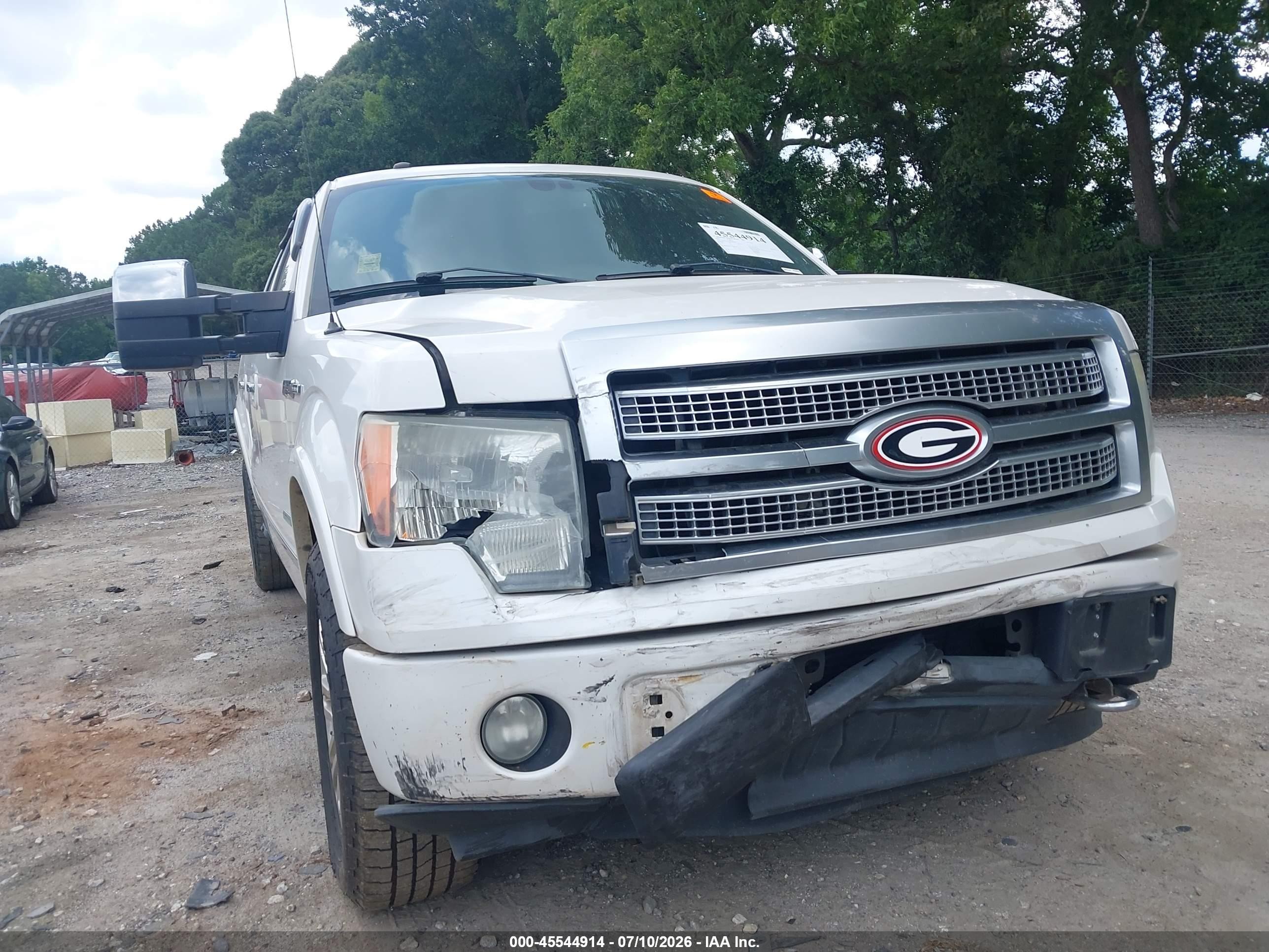 2011 Ford F-150 Fx4/king Ranch/lariat/platinum/xlt Белый vin: 1FTFW1ET5BFD00005