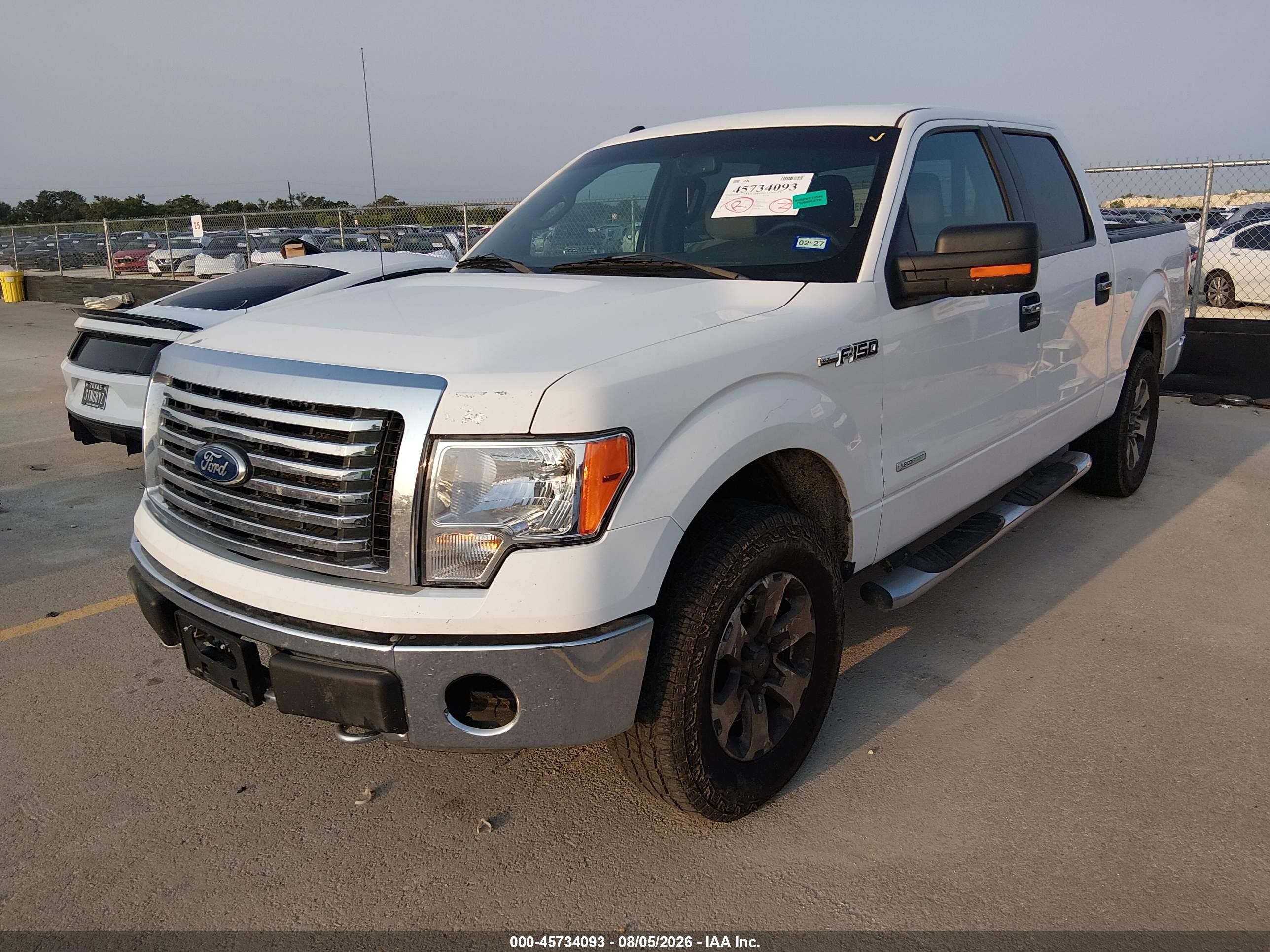 2011 Ford F-150 Xlt White vin: 1FTFW1ET5BKD78873