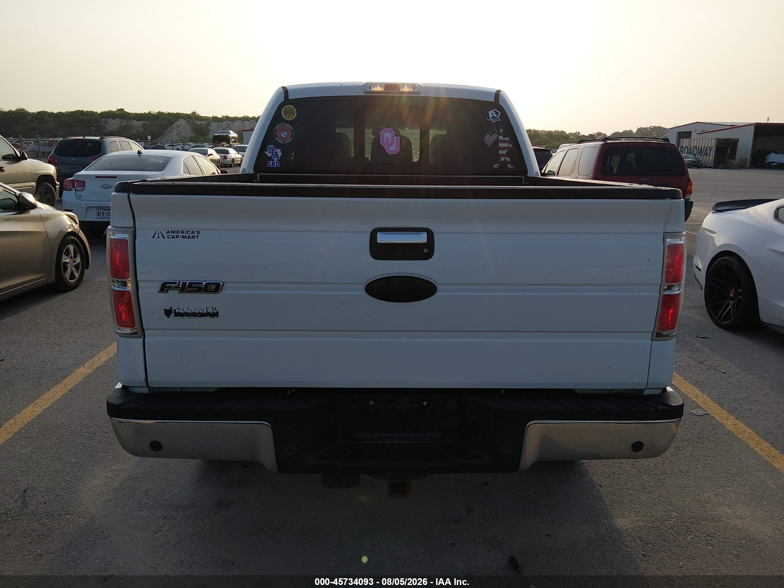 2011 Ford F-150 Xlt White vin: 1FTFW1ET5BKD78873