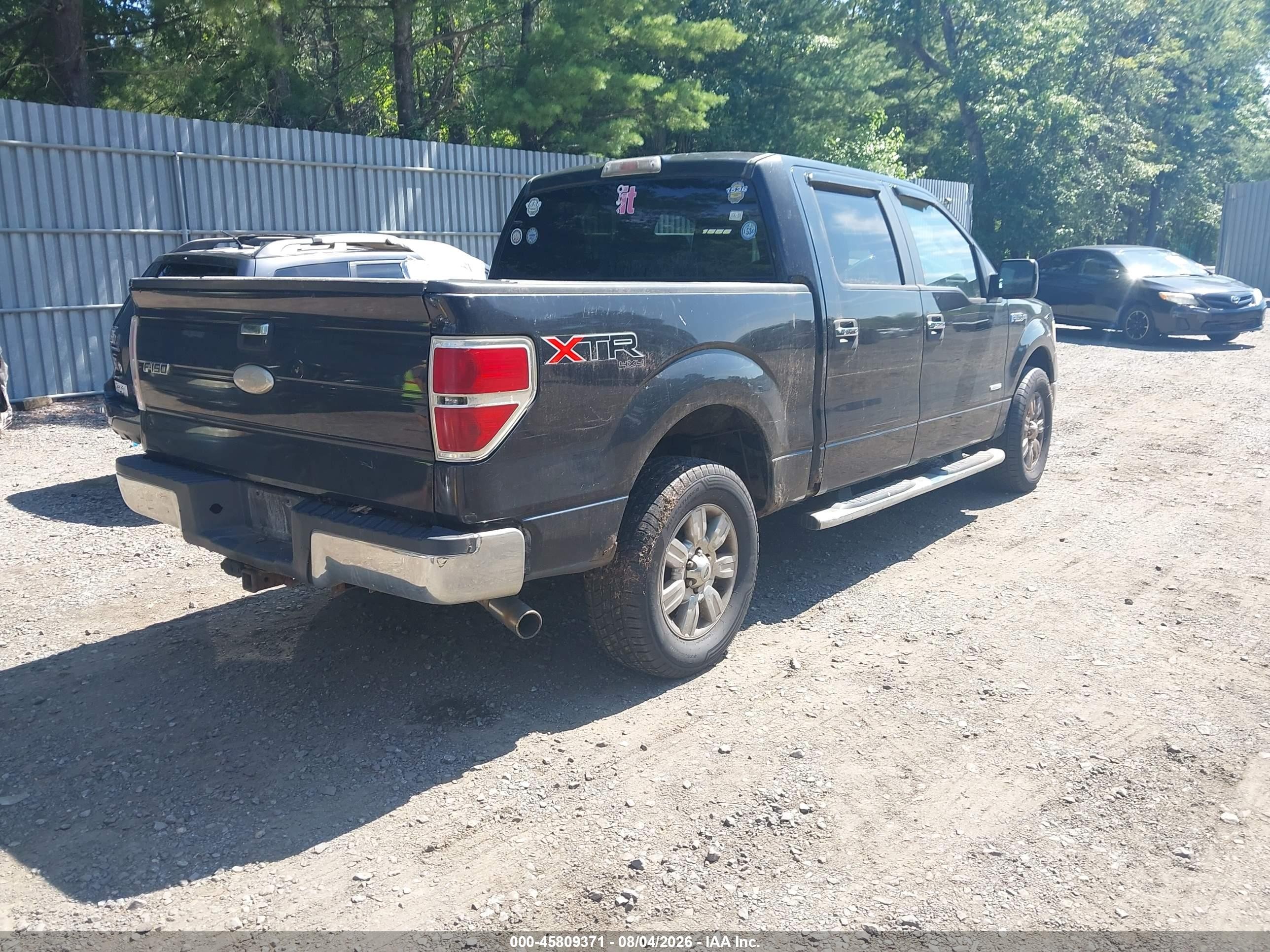 2012 Ford F-150 Xlt Black vin: 1FTFW1ET5CFA07688