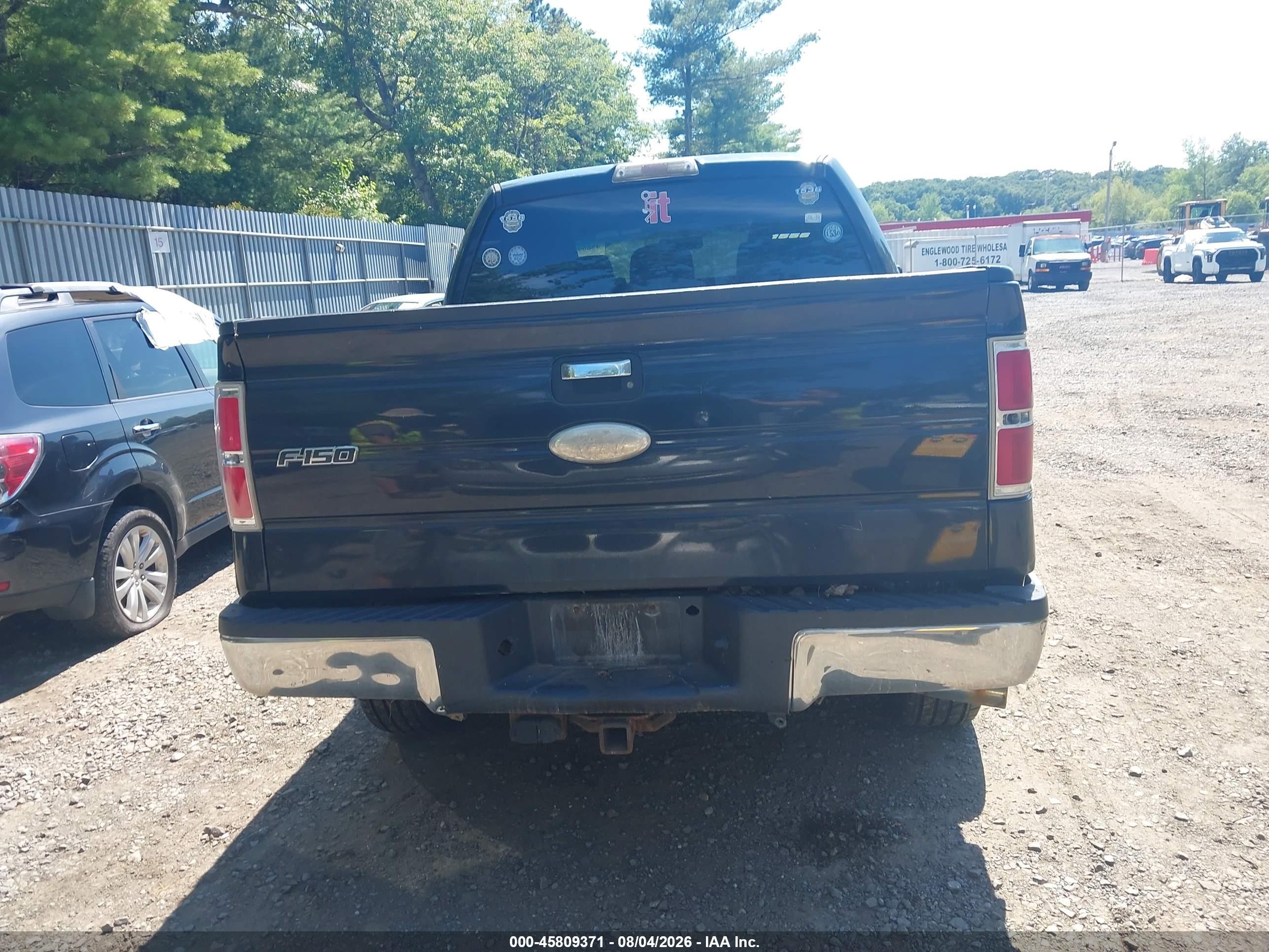 2012 Ford F-150 Xlt Black vin: 1FTFW1ET5CFA07688