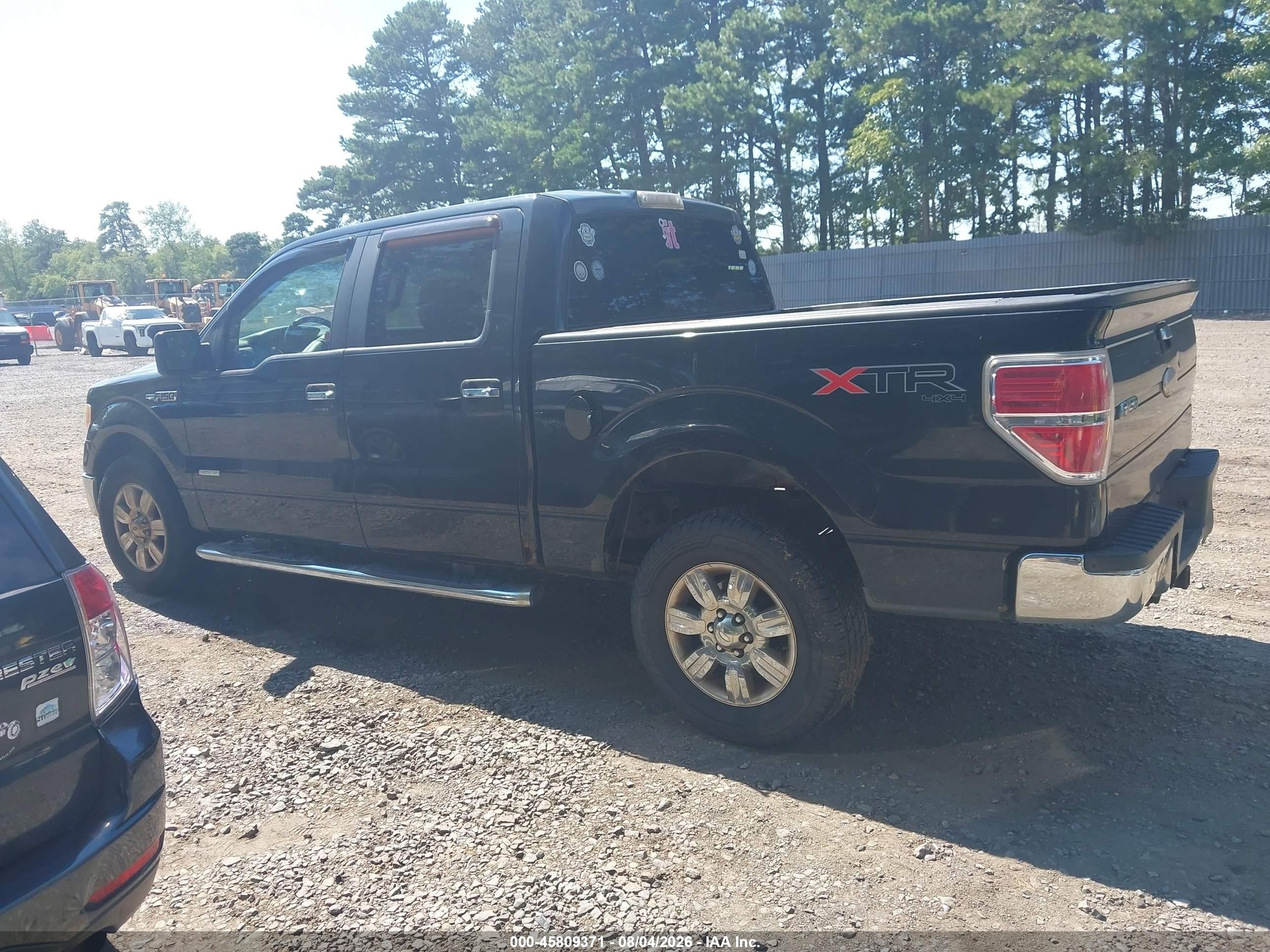 2012 Ford F-150 Xlt Black vin: 1FTFW1ET5CFA07688
