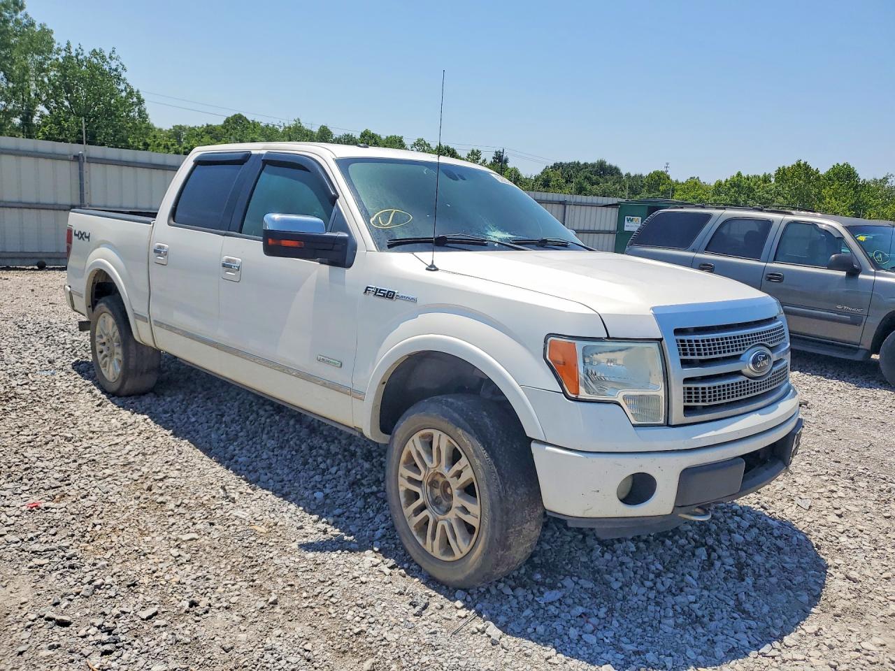 2012 Ford F150 Supercrew White vin: 1FTFW1ET5CFA92676
