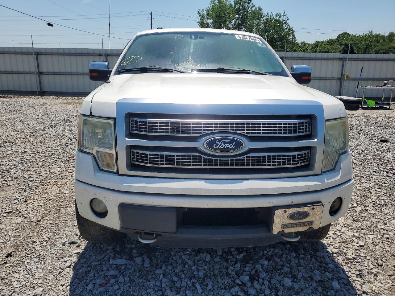 2012 Ford F150 Supercrew White vin: 1FTFW1ET5CFA92676