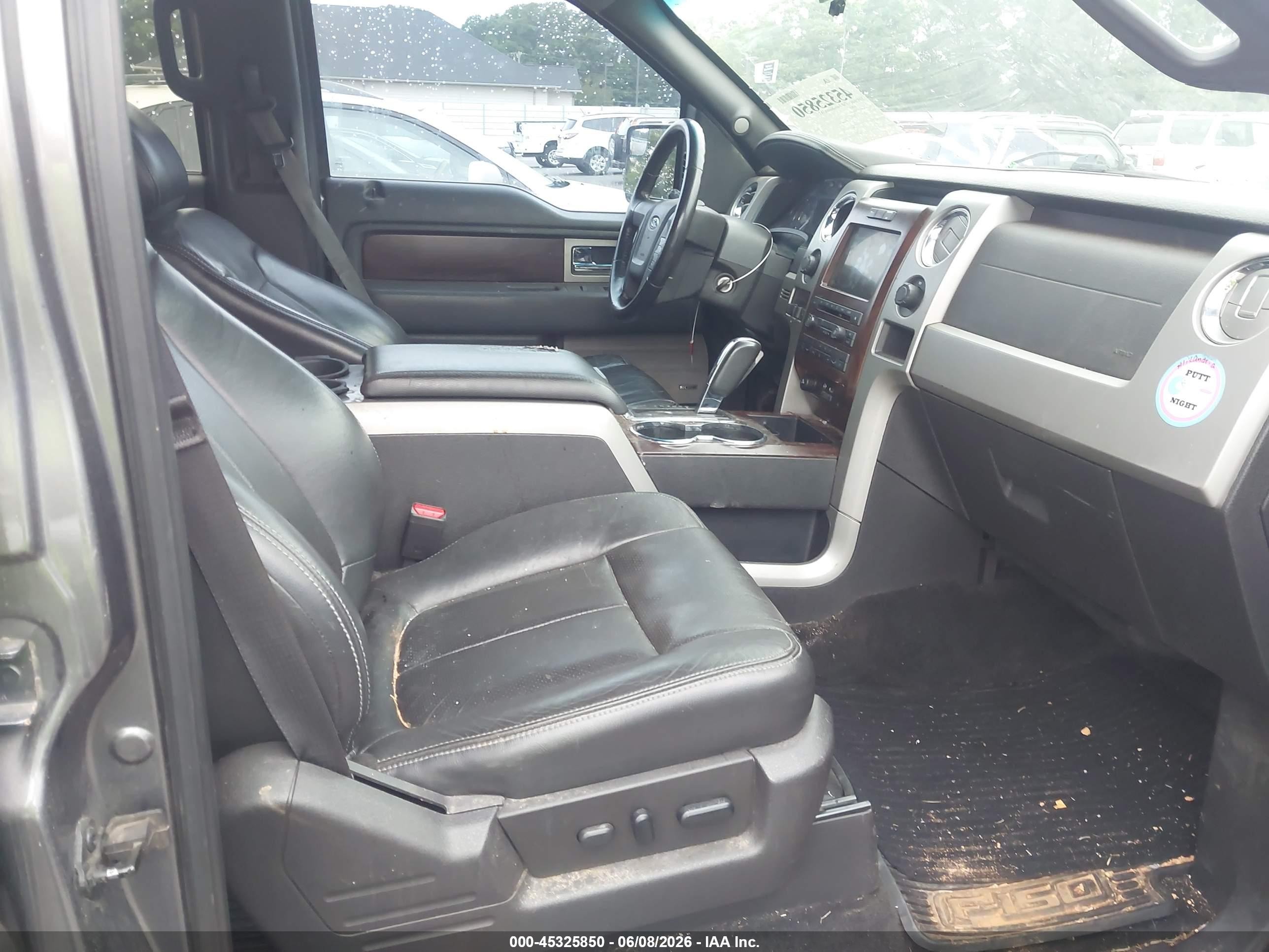 2012 Ford F-150 Lariat Gray vin: 1FTFW1ET5CFB09895